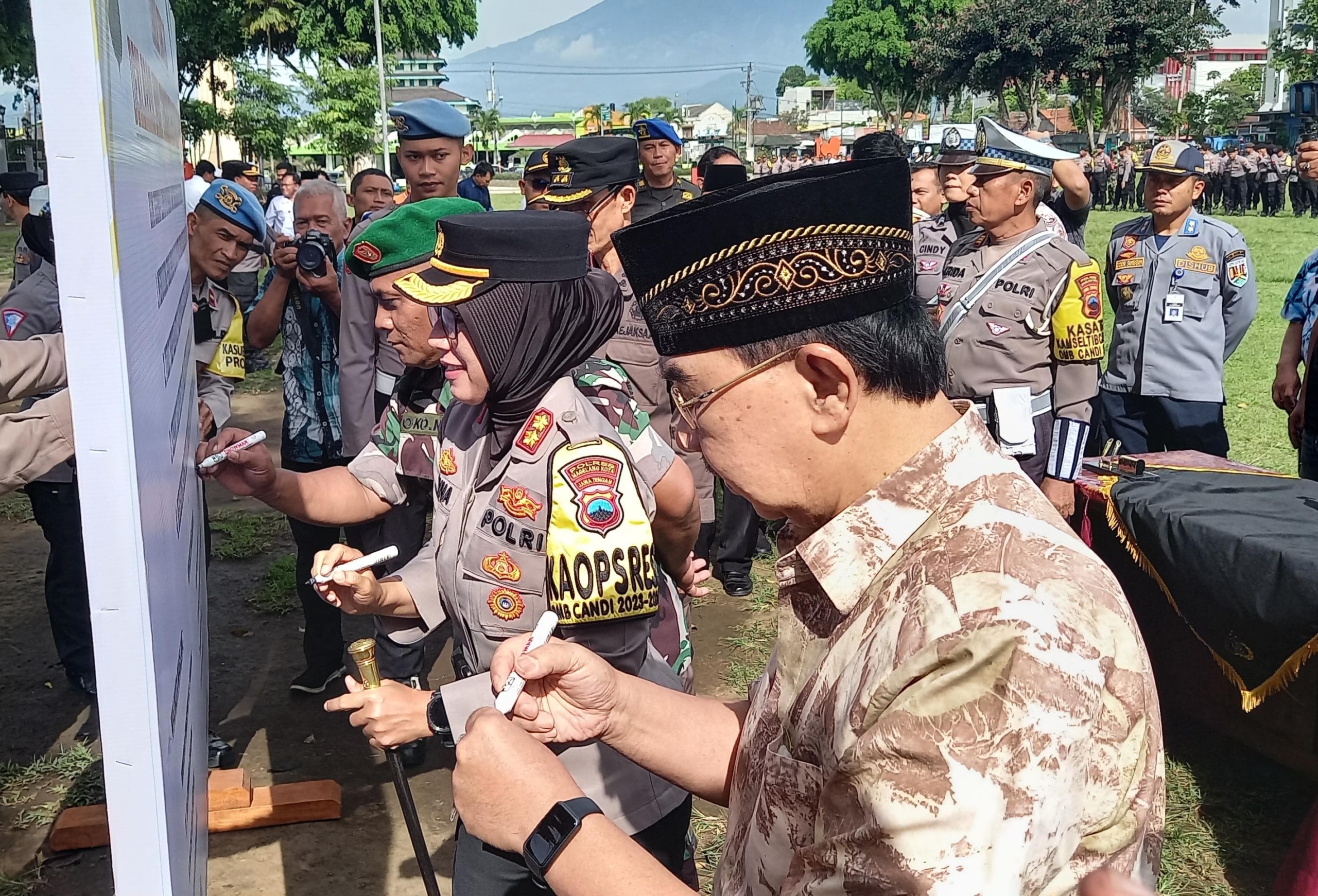 Wujudkan Kamtibmas Kondusif, Polres Magelang Kota Deklarasikan Zero Knalpot Brong