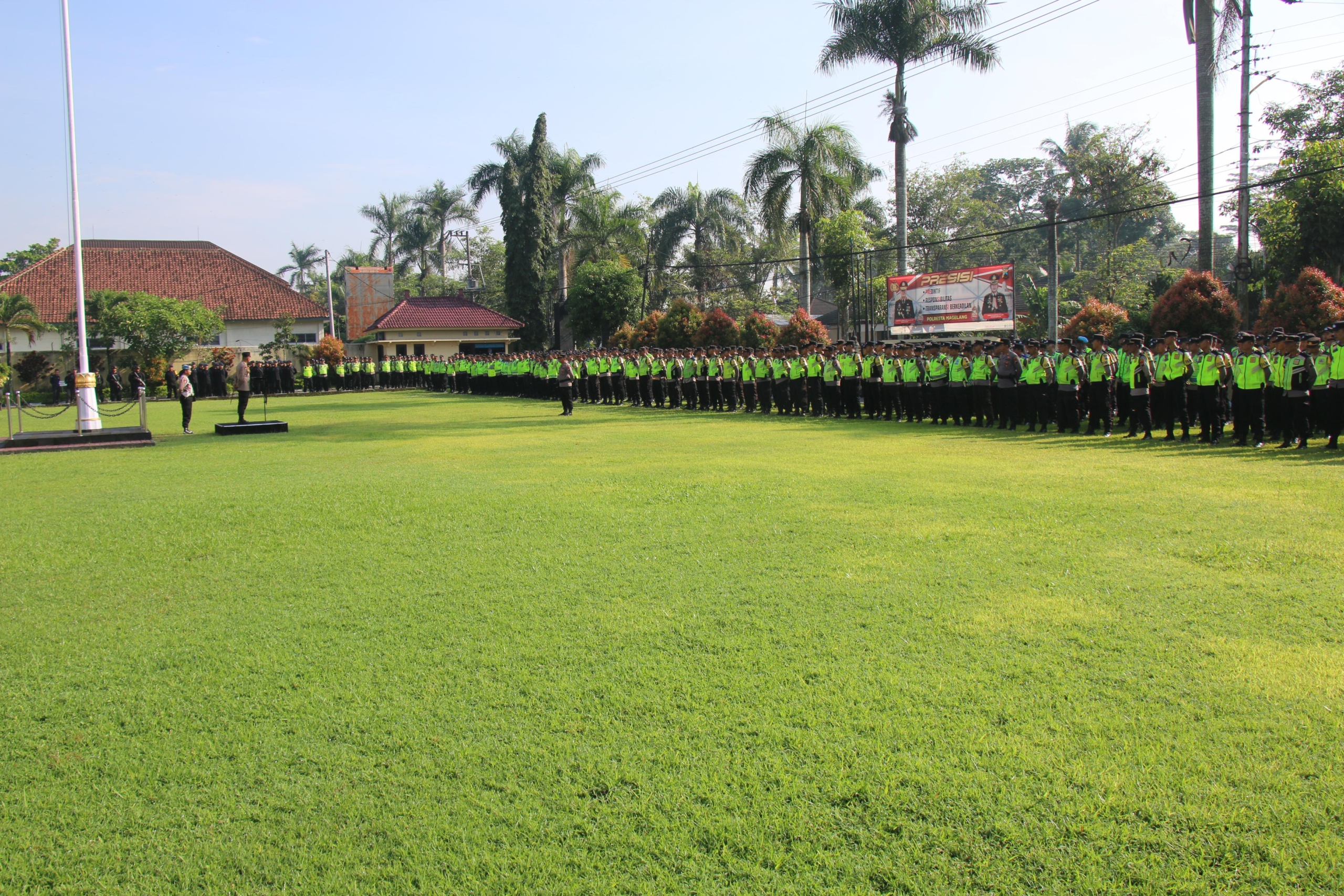 Usai Pengamanan TPS, Polresta Magelang Gelar Apel Konsolidasi