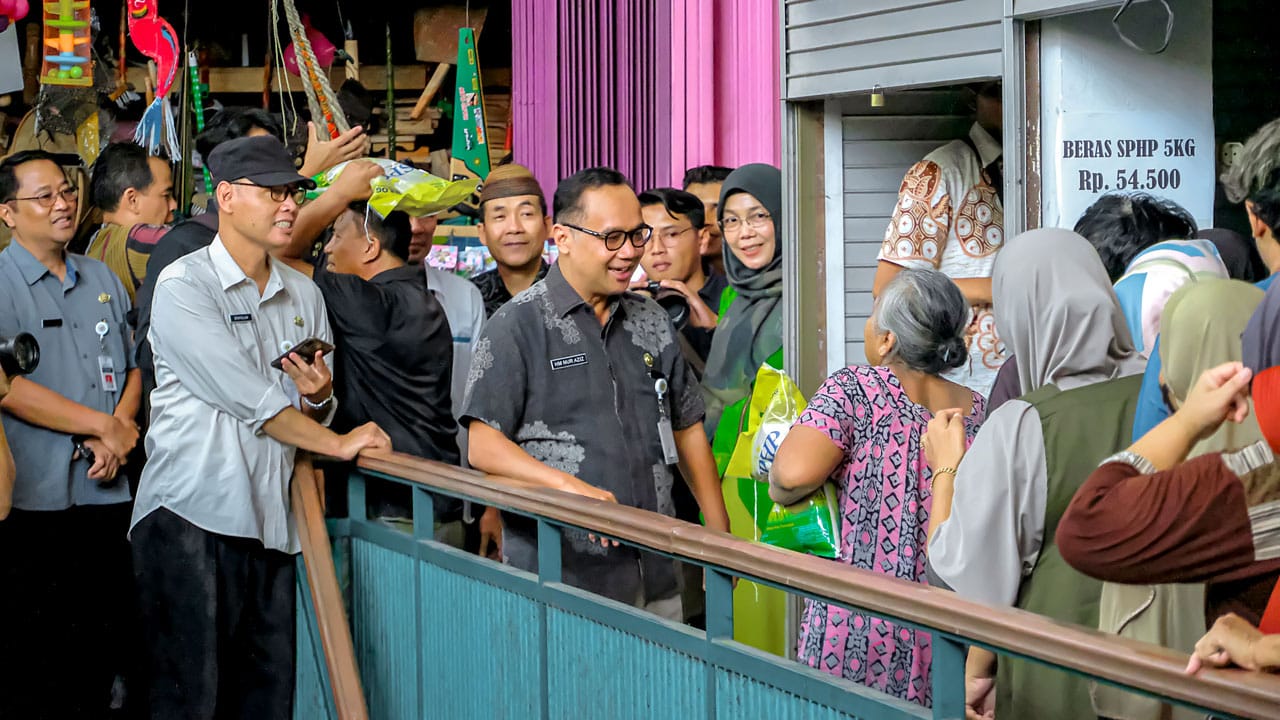 Harga Beras Mahal, Pemkot Magelang dan Bulog Gelar Operasi Pasar
