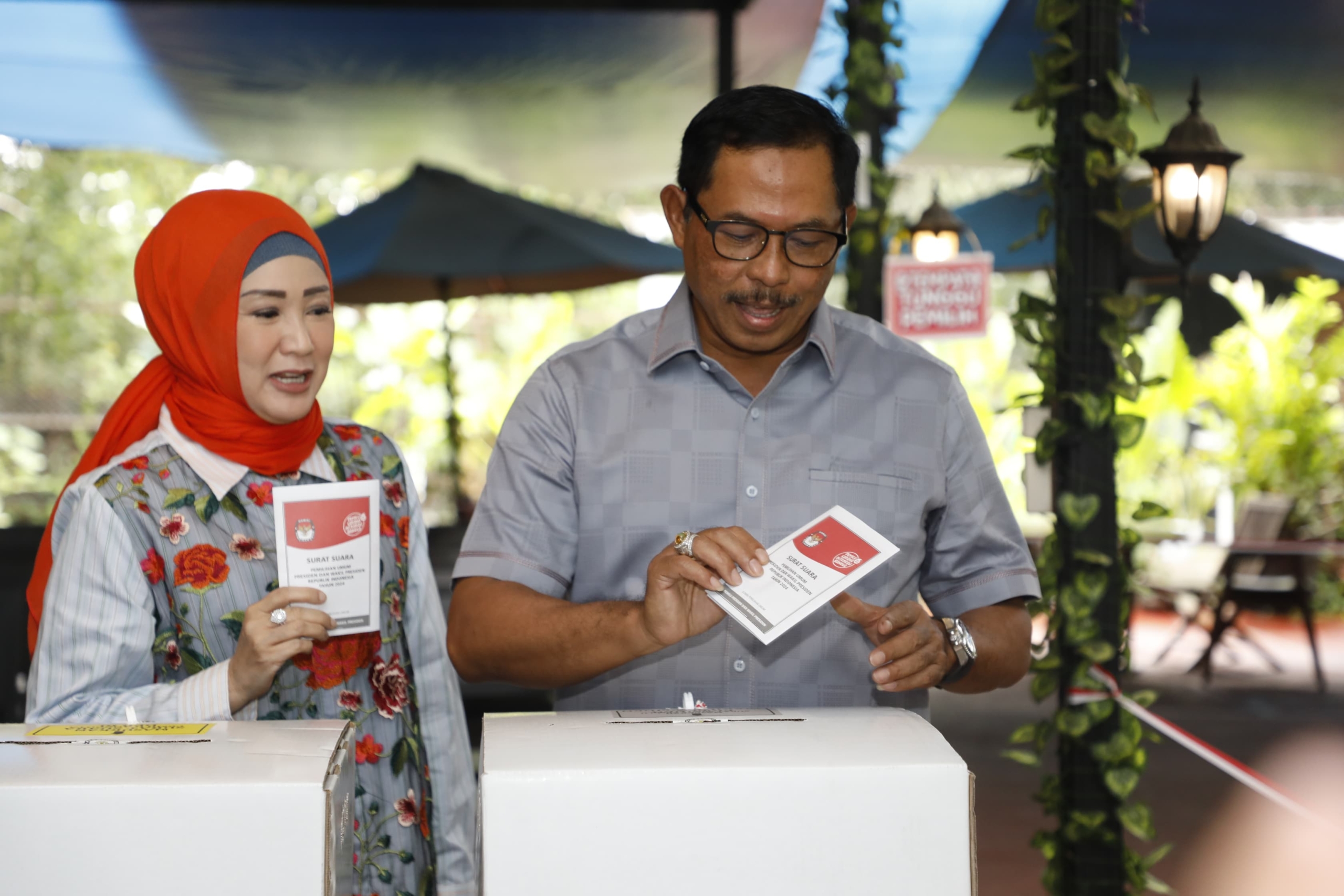 Pj Gubernur Jateng Gunakan Hak Sebagai Pemilih Pemula