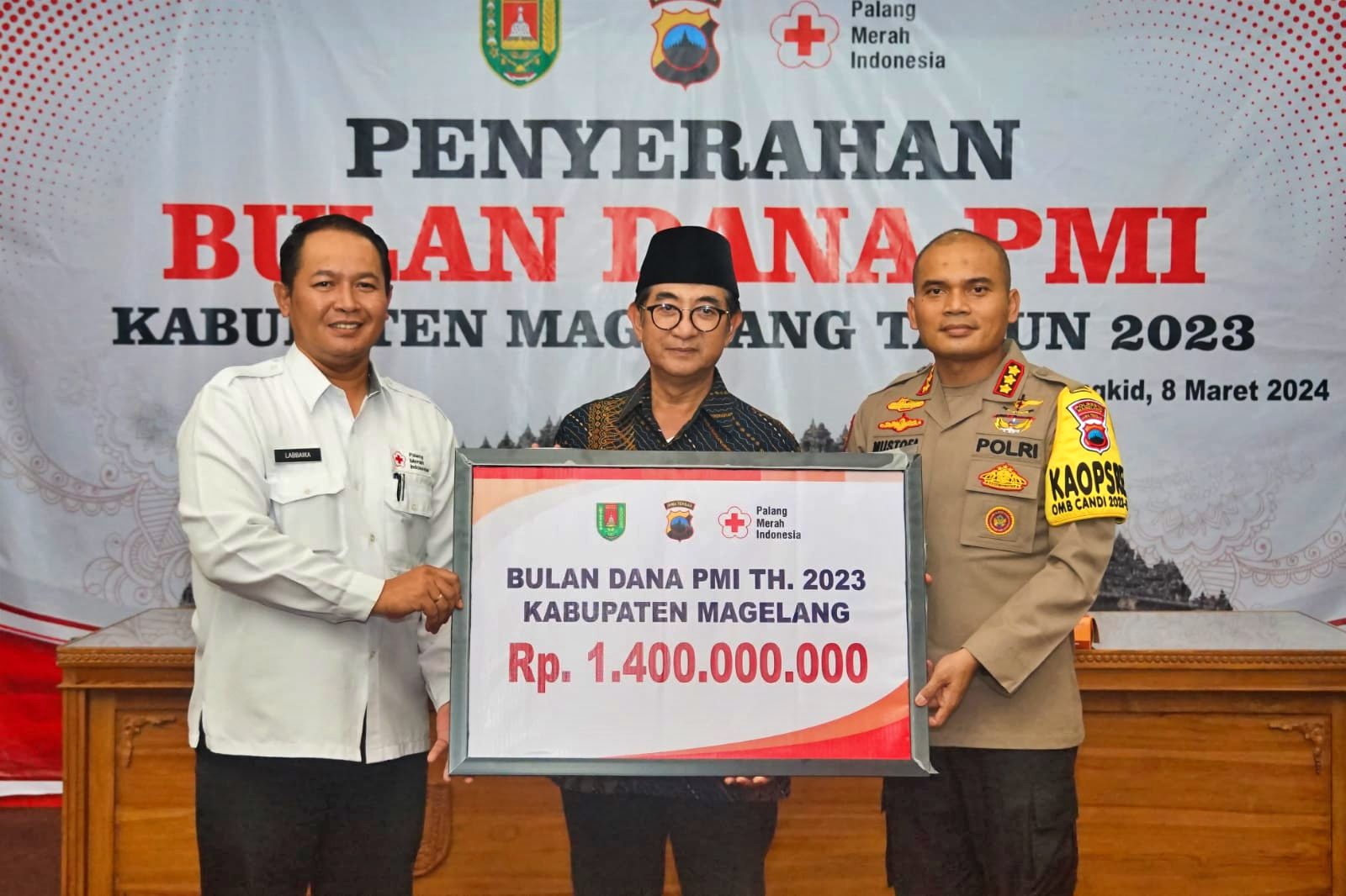 Bulan Dana PMI Tahun 2023 Kabupaten Magelang capai rp 1,4 miliar