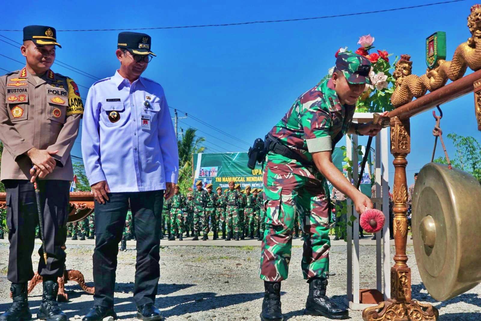 Peresmian Program TMMD Sengkuyung Bareng di Secang Magelang
