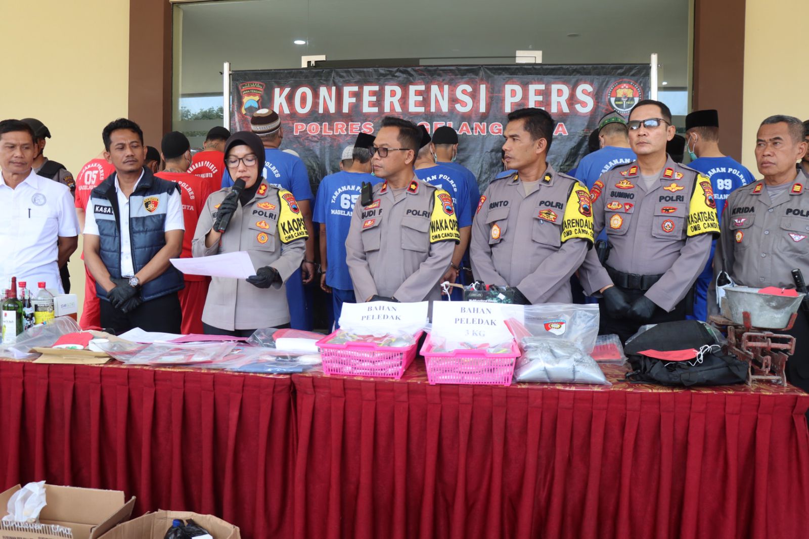 Polres Magelang Kota Ungkap Tiga Kasus Narkoba Selama Operasi Pekat Candi 2024