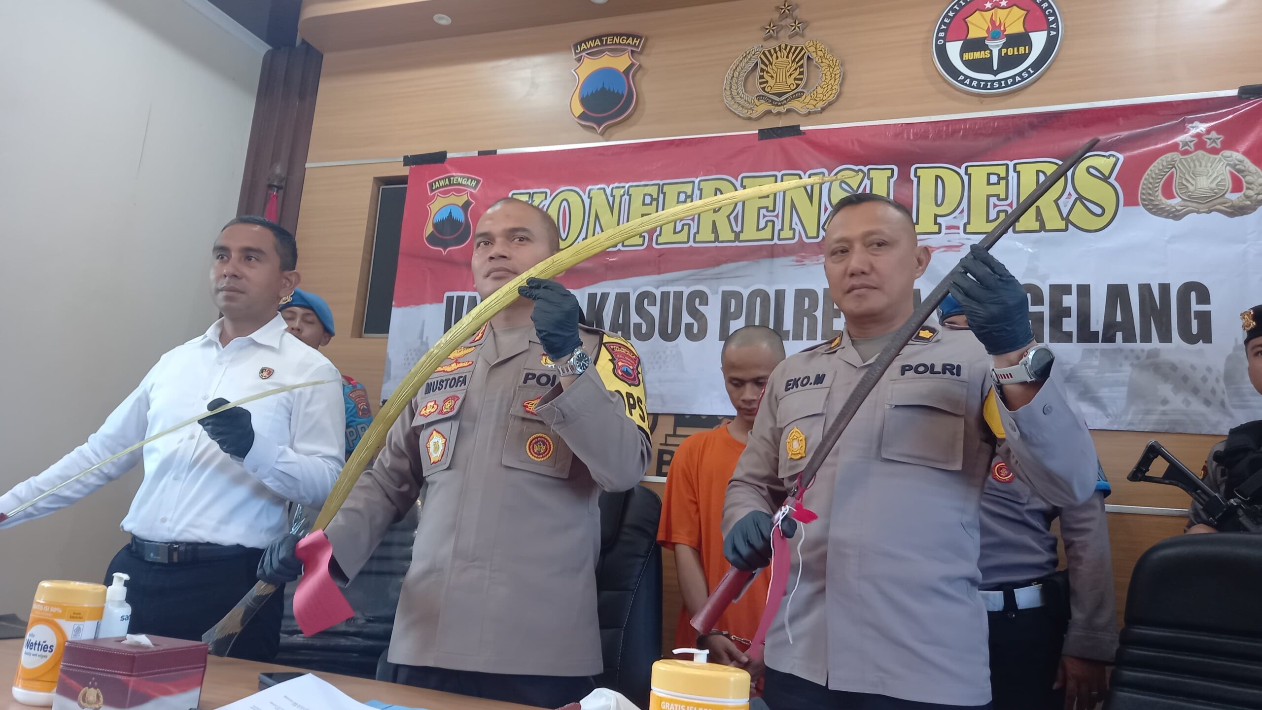 Polresta Magelang Gagalkan Tawuran, Amankan Tiga Celurit