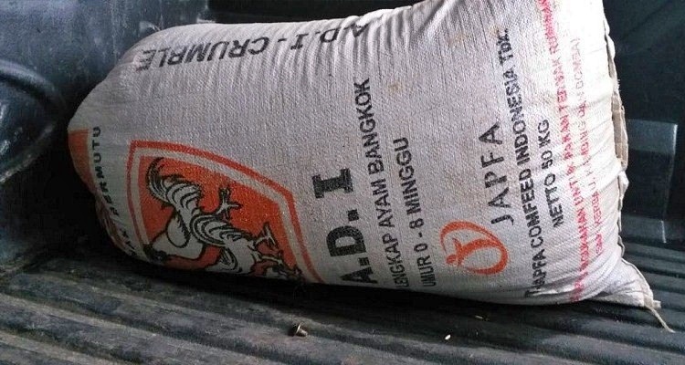 Barang bukti satu karung gabah dicuri Pasutri asal Magelang