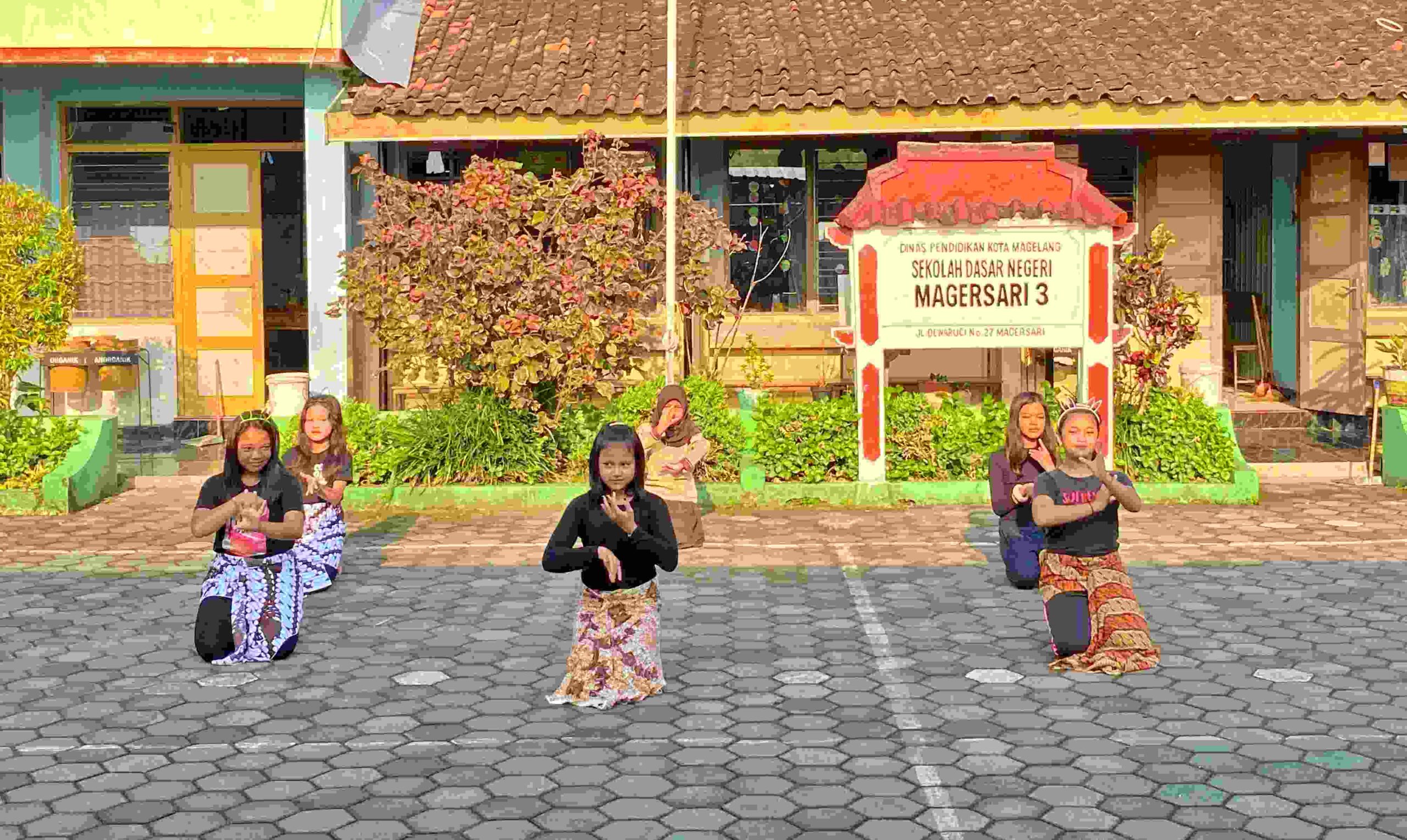 Pembiasaan Pagi SD Negeri Magersari 3 Aksi Gelis Magesti