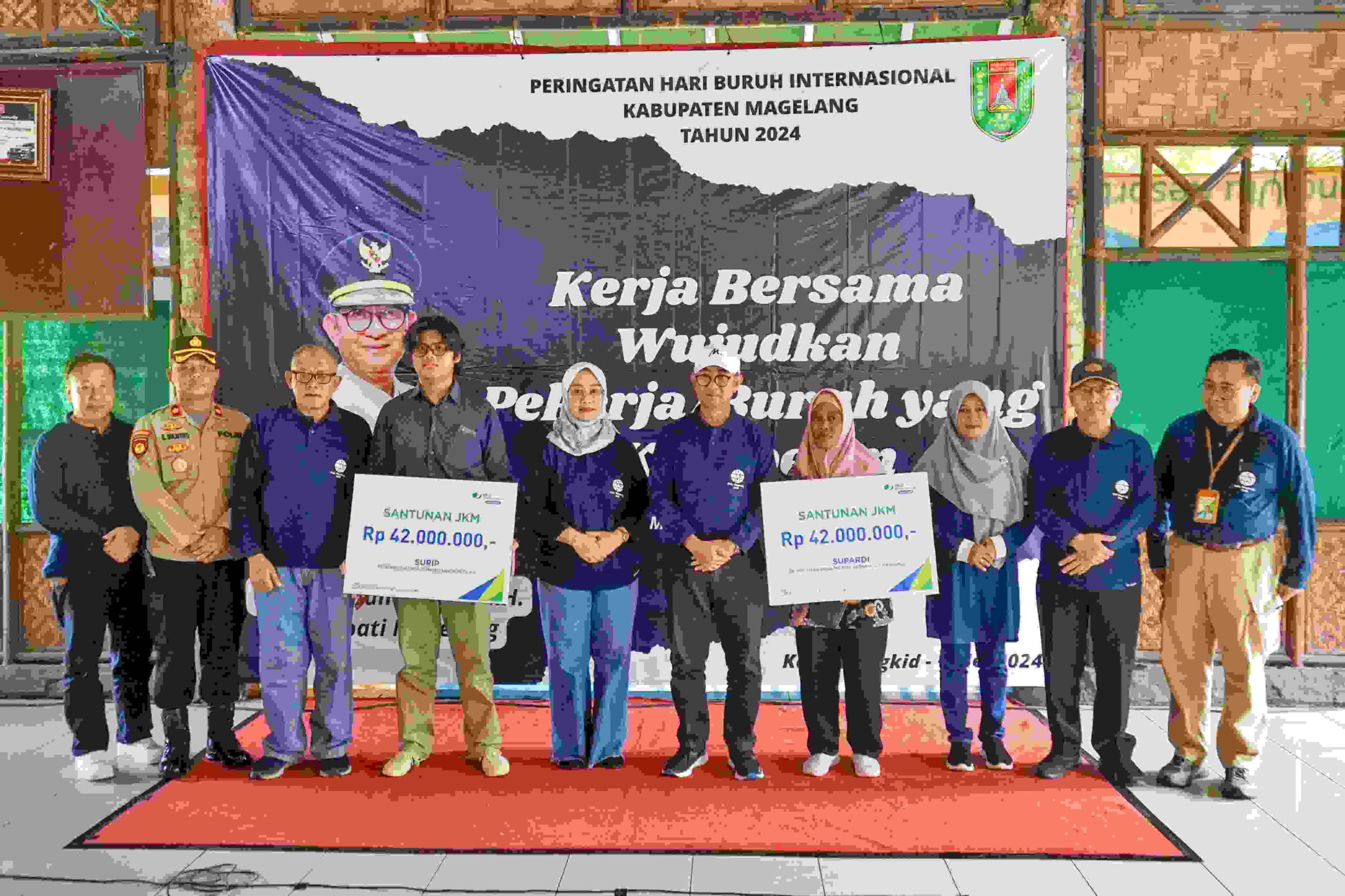 Peringahatan Hari Buruh 2024 di Kabupaten Magelang