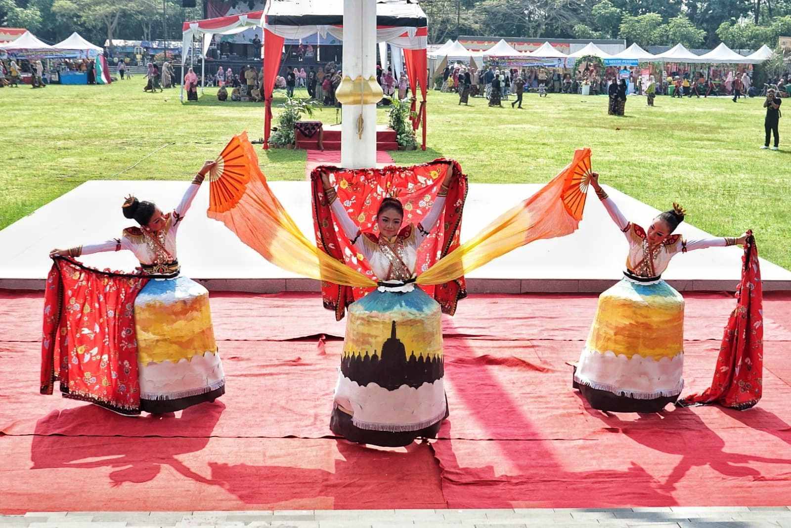 Salah satu tarian di Gelar Karya Pendidikan peringatan Hardiknas 2024 Kabupaten Magelang