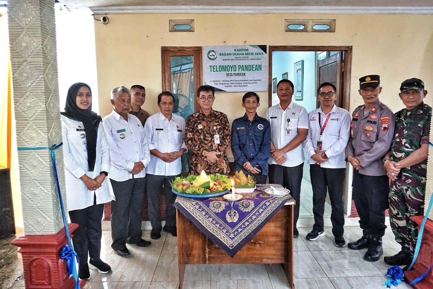 Peresmian BUMDES Telomoyo oleh PJ Bupati Magelang
