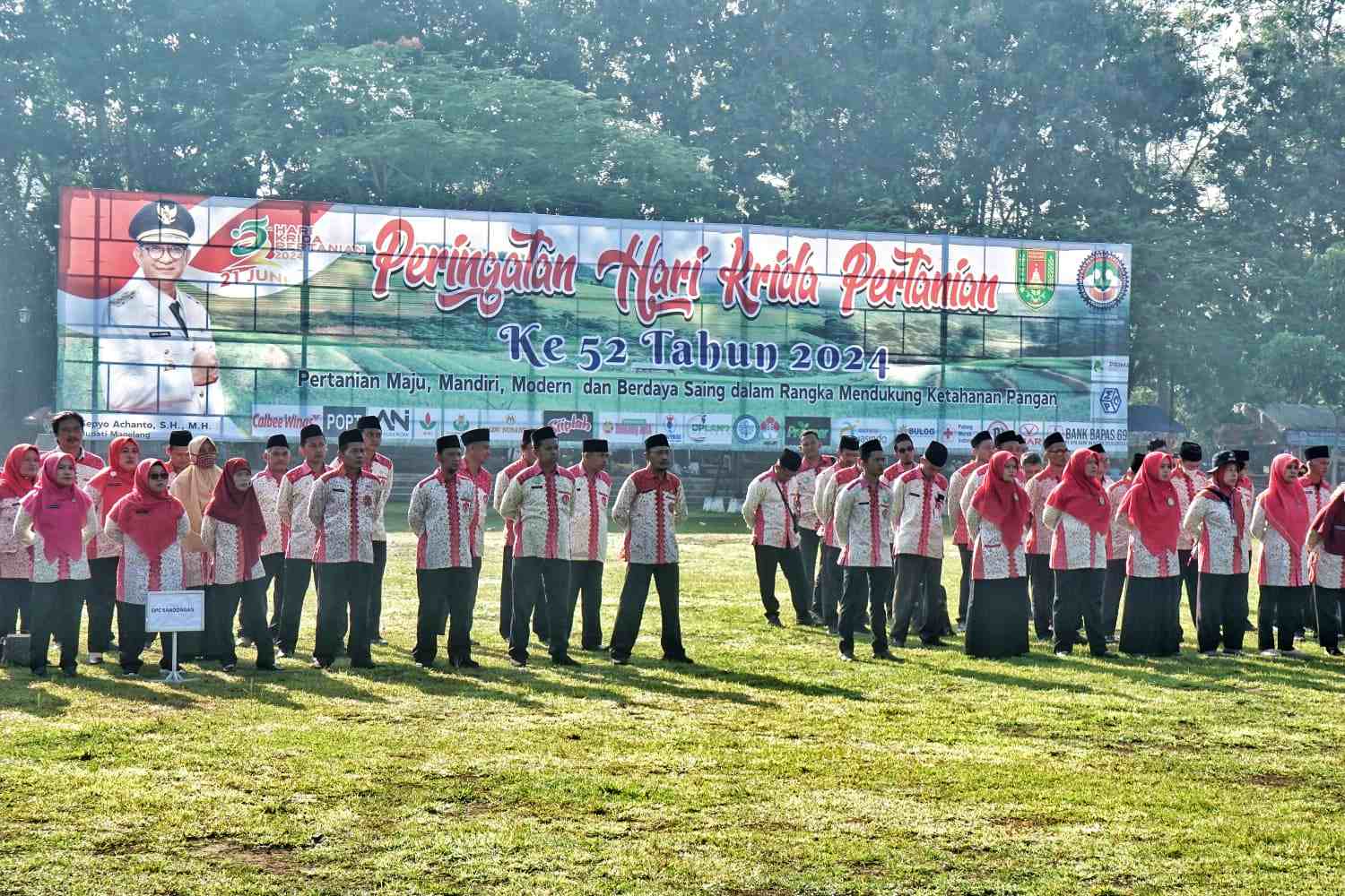 Upacara Peringatan Hari Krida Pertanian Tahun 2024 di Kabupaten Magelang
