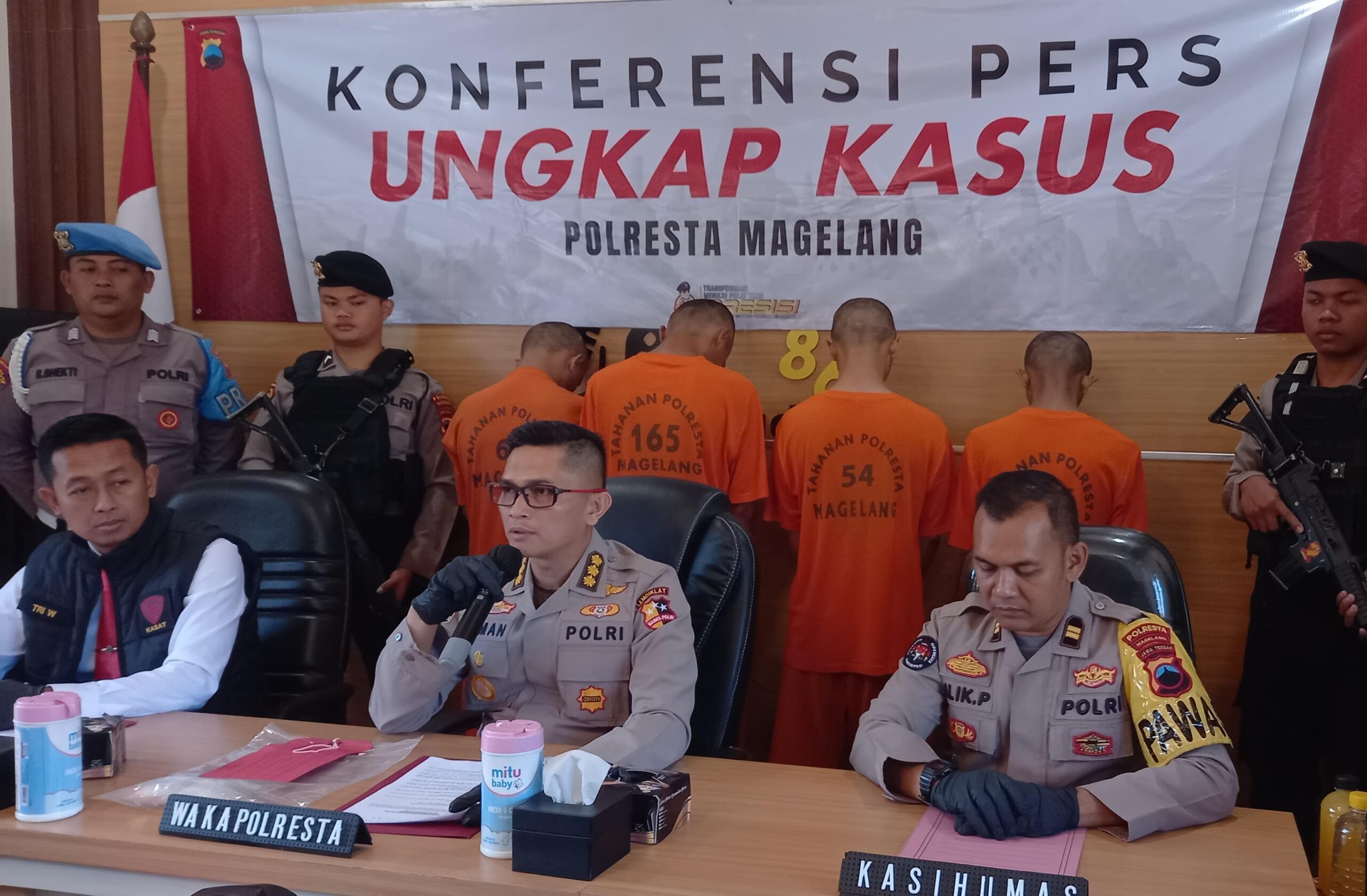Polresta Magelang Ungkap 7 Kasus Narkoba, Sita 200 Gram Sabu-16 Ribu Pil Yarindo dan 200 Butir Alprazolam