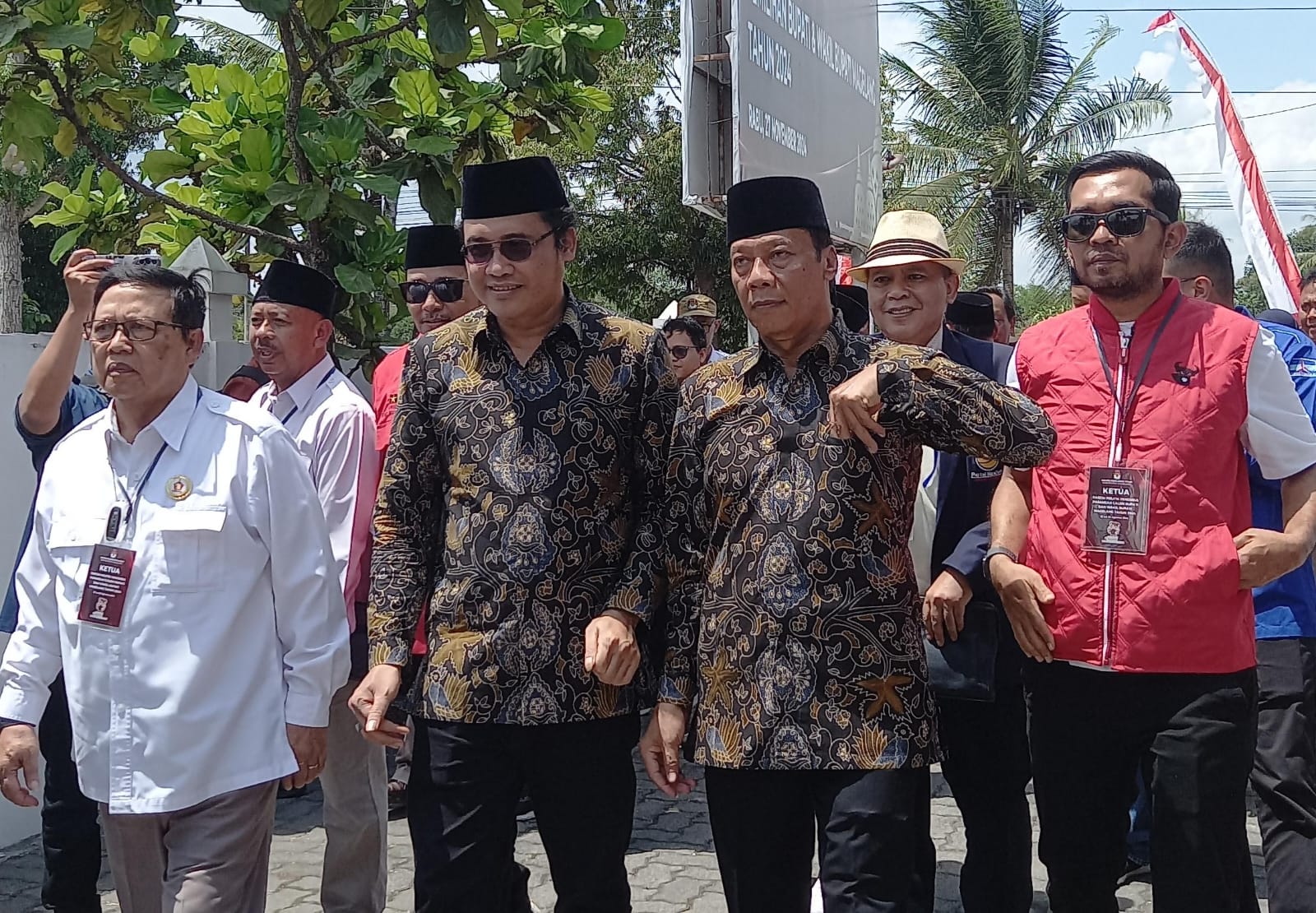 Diawali Deklarasi di Svargabumi Borobudur, Grengseng-Sahid Daftar ke KPU Kabupaten Magelang