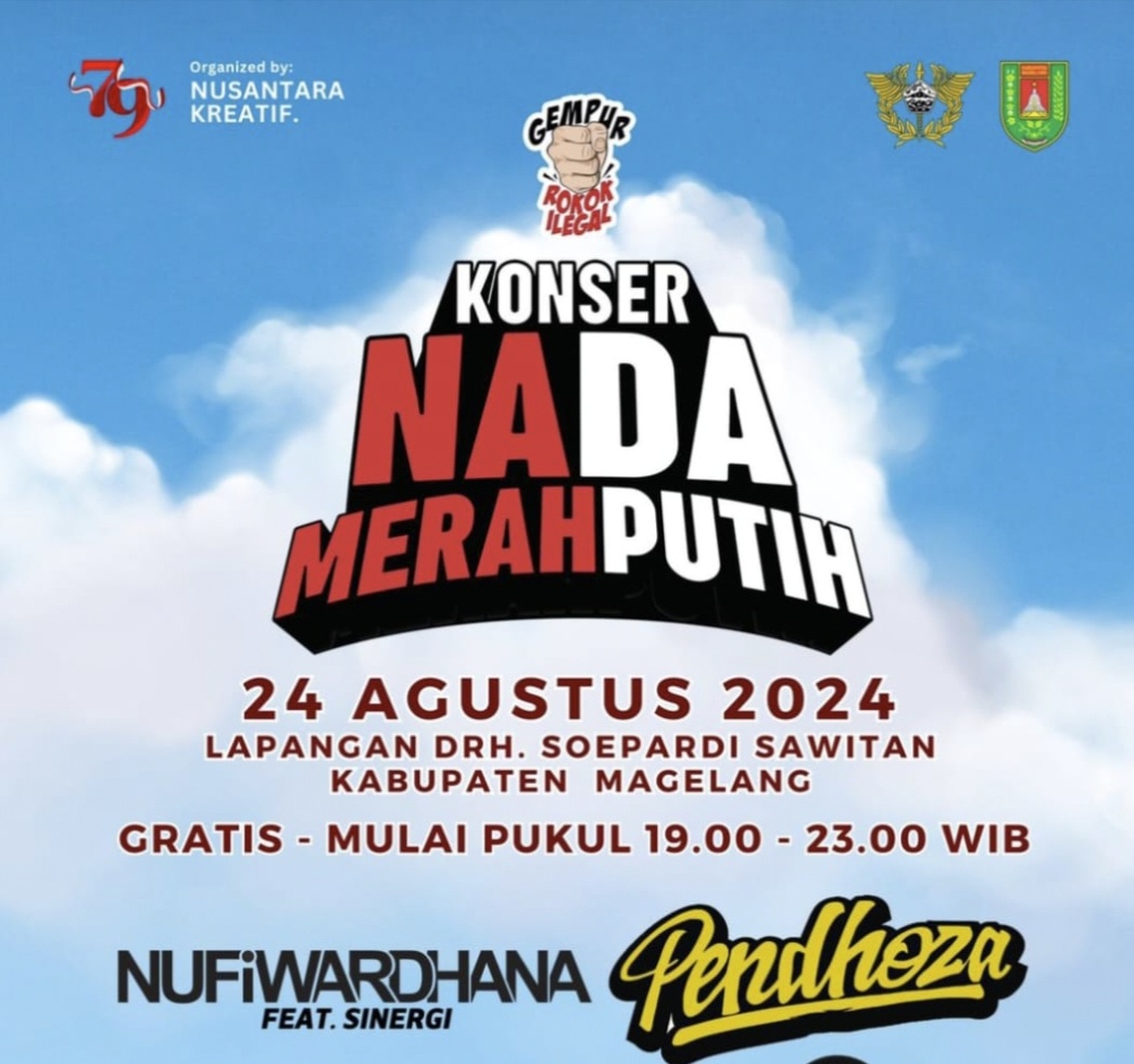 RAMAIKAN!! Konser Nada Merah Putih di Sawitan, Pendhoza Siap Goyang Magelang