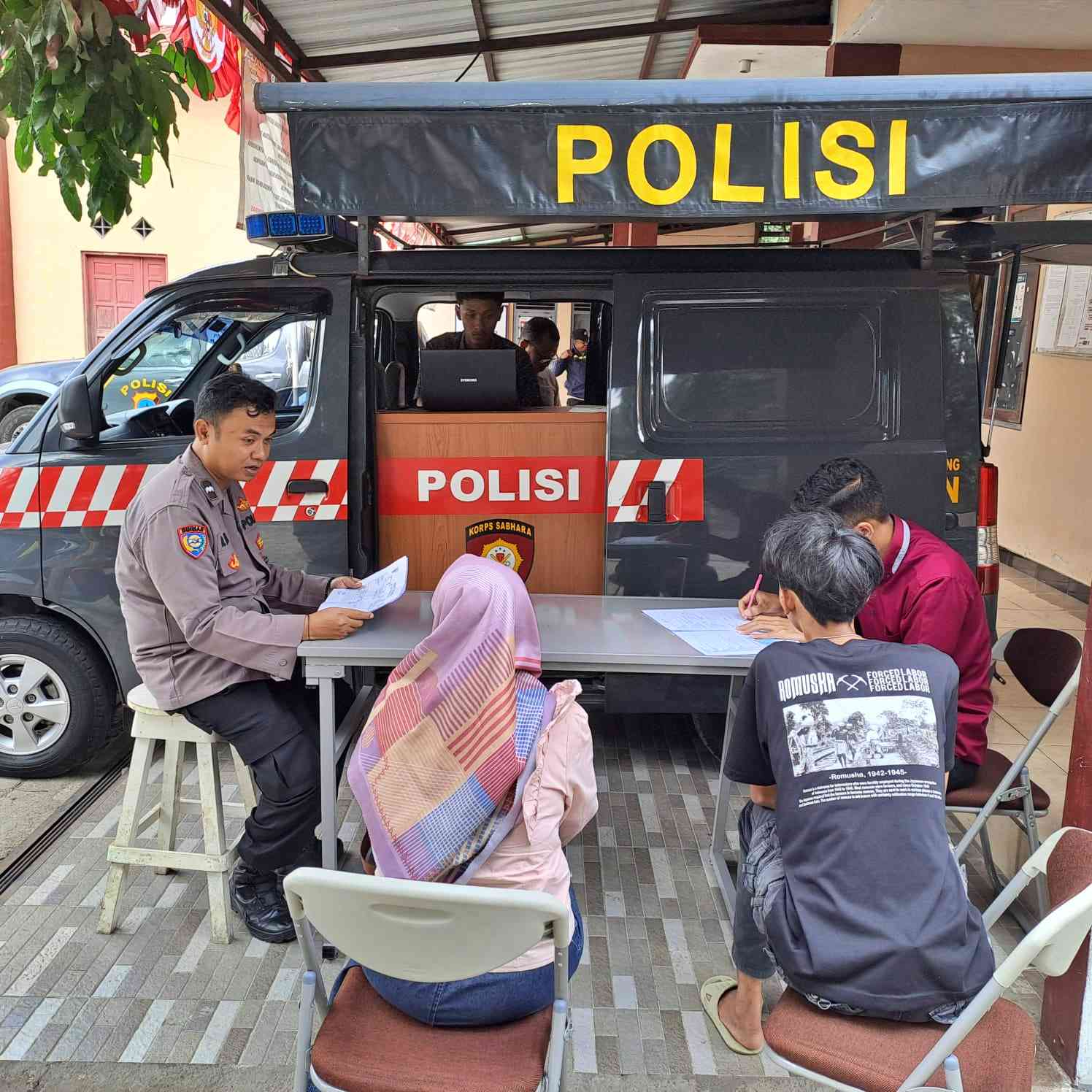 Polsek Muntilan Ngantong Teng Ndeso