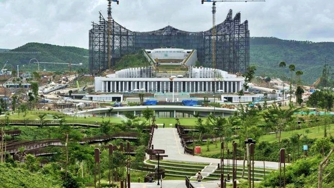 Porgres pembangunan IKN yang akan ada juga Tol Bawah Laut