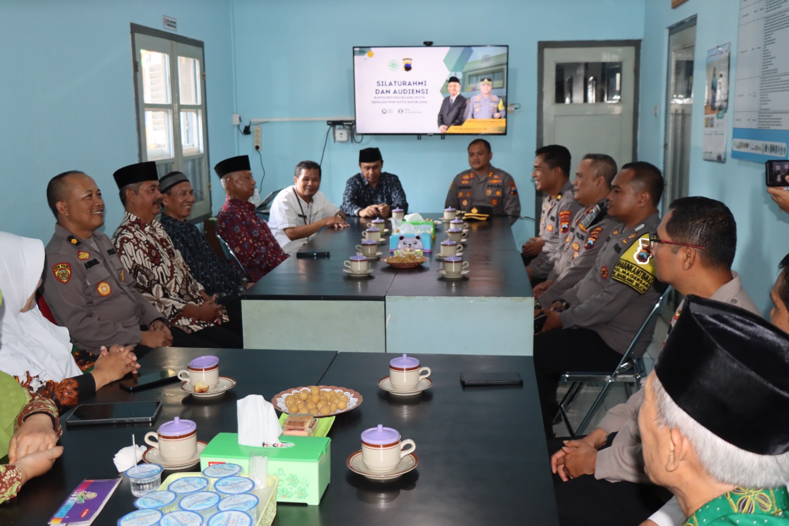 Baru Menjabat, Kapolres Magelang Kota Silaturahmi Kamtibmas dengan Forkopimda, Tokoh Agama dan Masyarakat