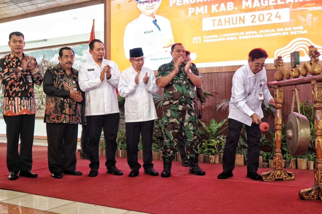 Pj Bupati Magelang Canangkan Bulan Dana PMI Tahun 2024