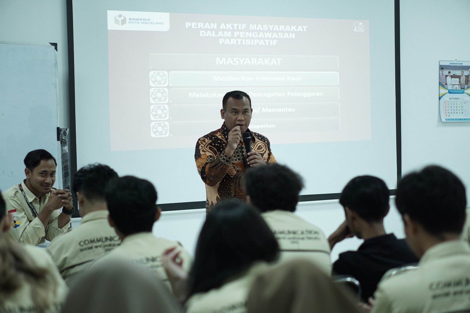 Sosialisasi Pemilu Partisipatif, Bawaslu Kota Magelang Ajak Mahasiswa Sukseskan Pilkada 2024