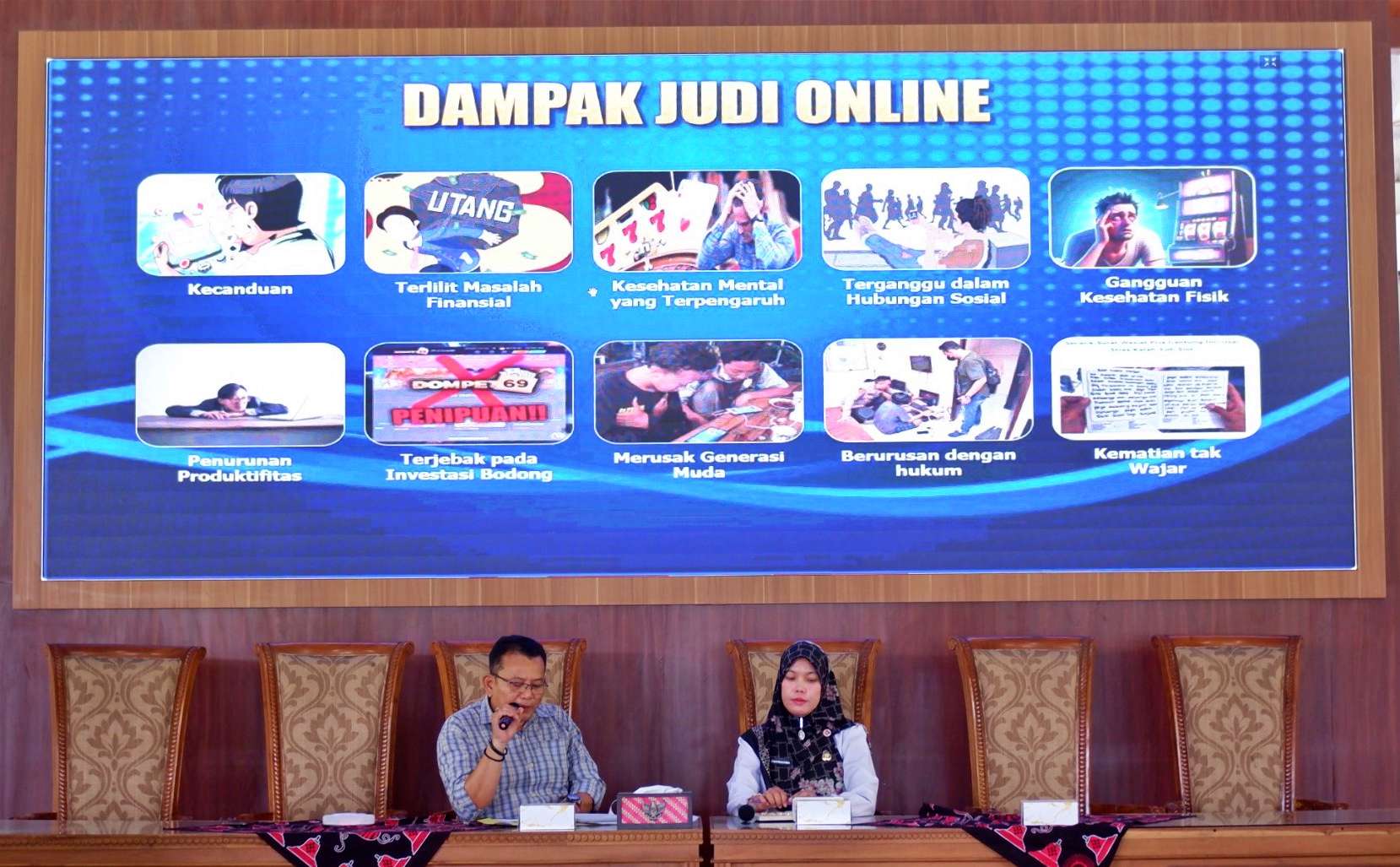 Sosialisasi Bahaya Judi Online oleh Diskominfo Kabupaten Magelang