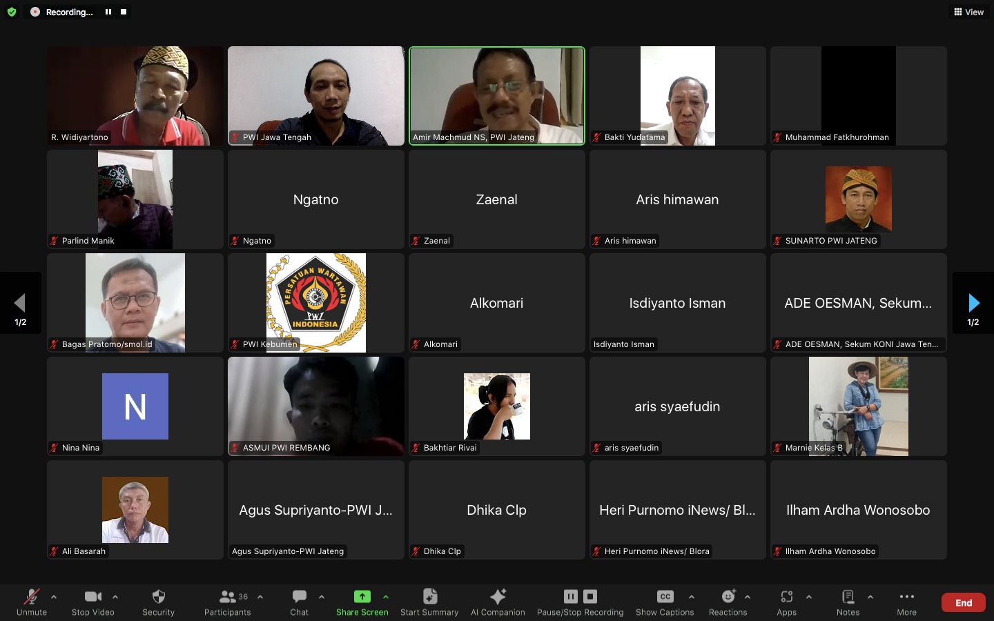 Sepakat Ikuti Hasil KLB, PWI Jateng Bakal Undang Zulmansyah