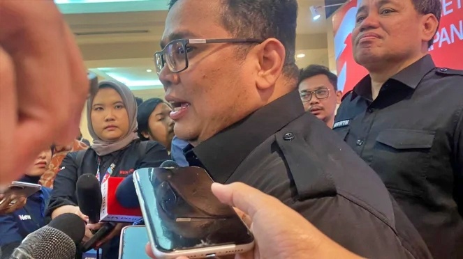 Ketua Badan Pengawas Pemilu_Bawaslu RI, Rahmat Bagja saat diwawancarai awak media_foto viva