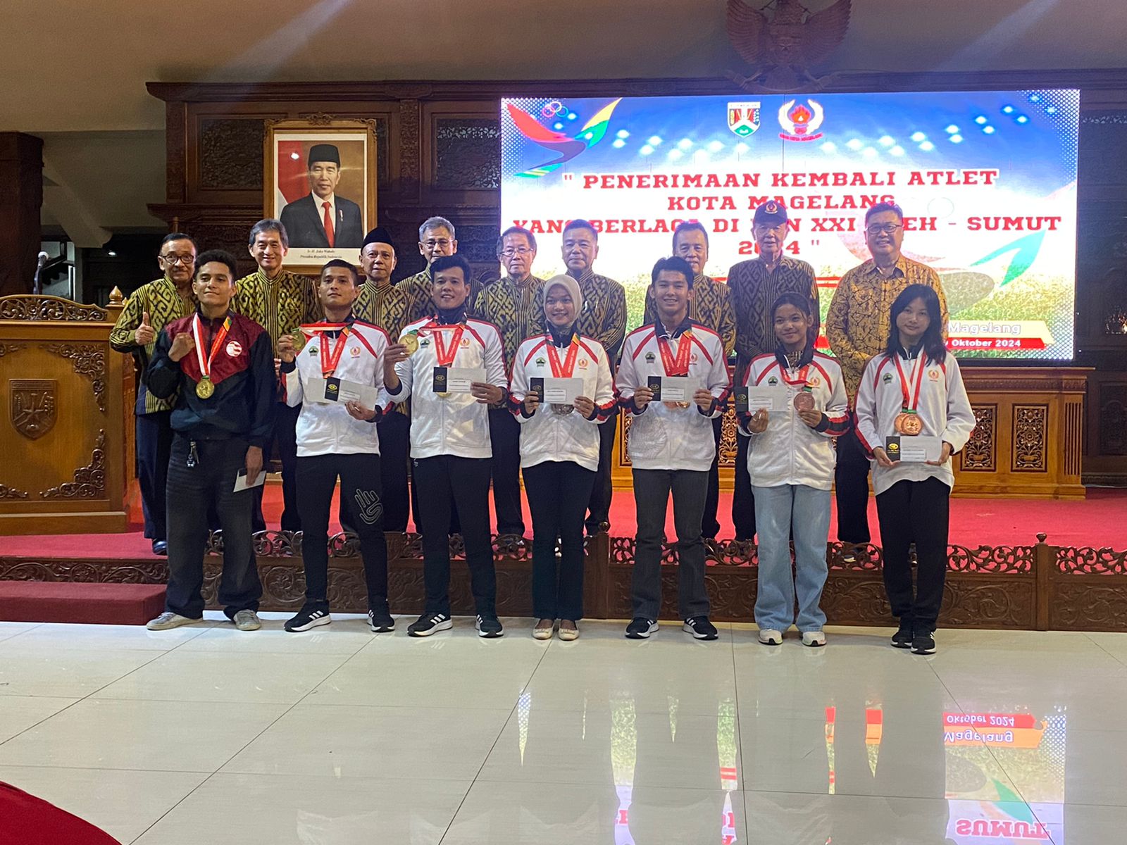 Atlet Kota Magelang Peraih Medali PON XXI 2024 Dapat Bonus