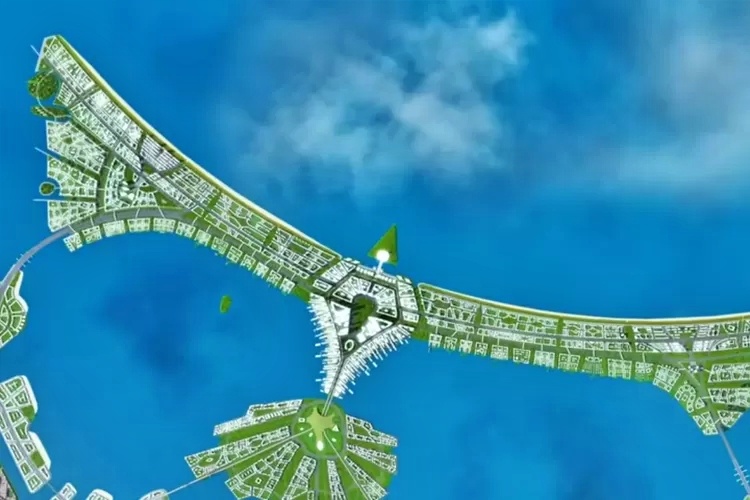 Tanggul Laut Raksasa berbentuk Garuda