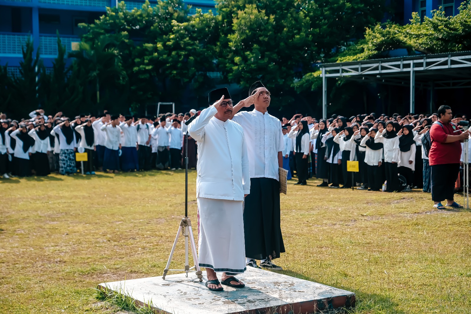 Pjs Wali Kota Magelang Pimpin Upacara HSN 2024 di SMK Muhammadiyah Kota Magelang