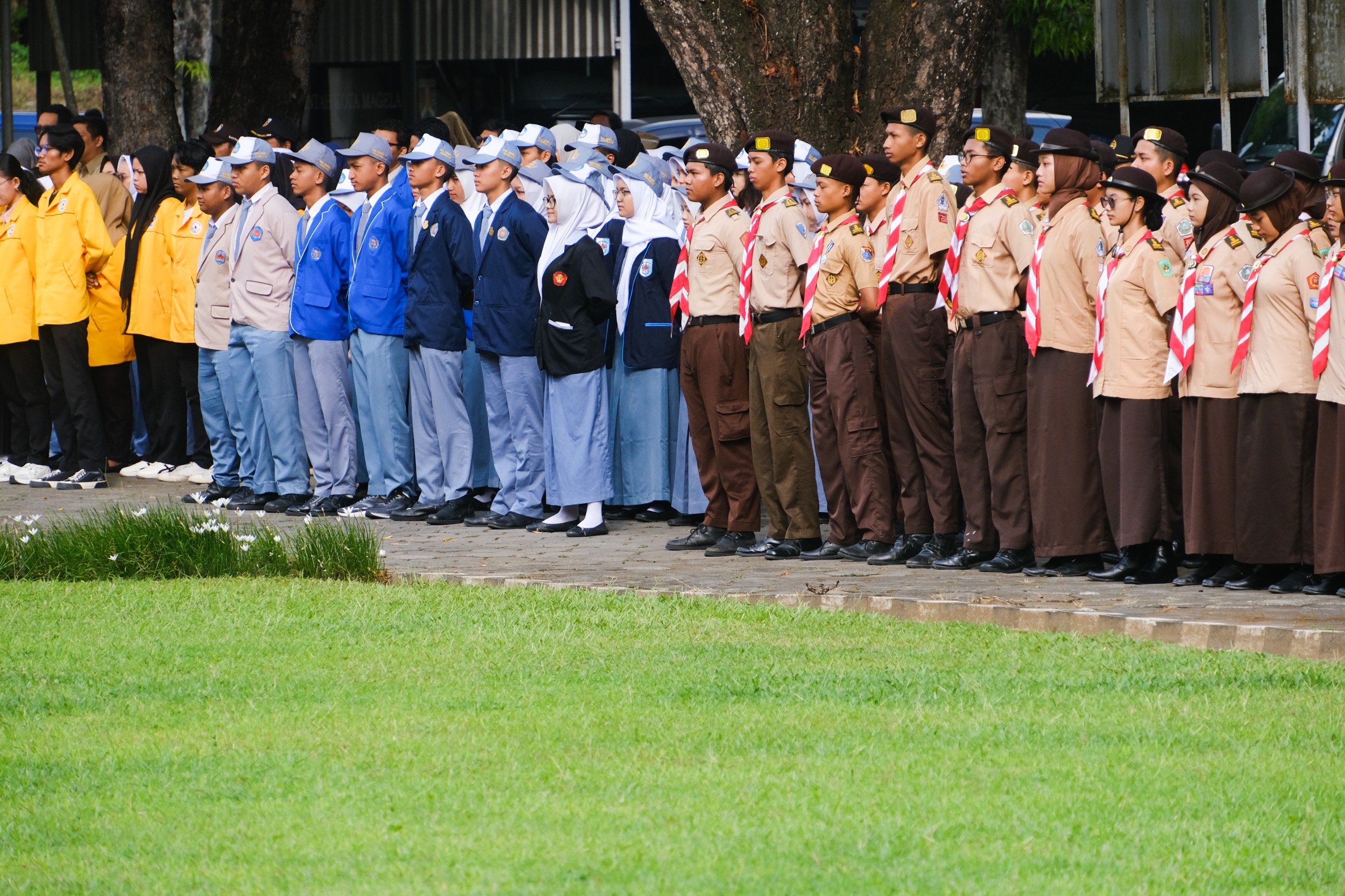 Upacara Hari Sumpah Pemuda ke-96 di Pemkot Magelang, Diikuti Pegawai Hingga Pelajar