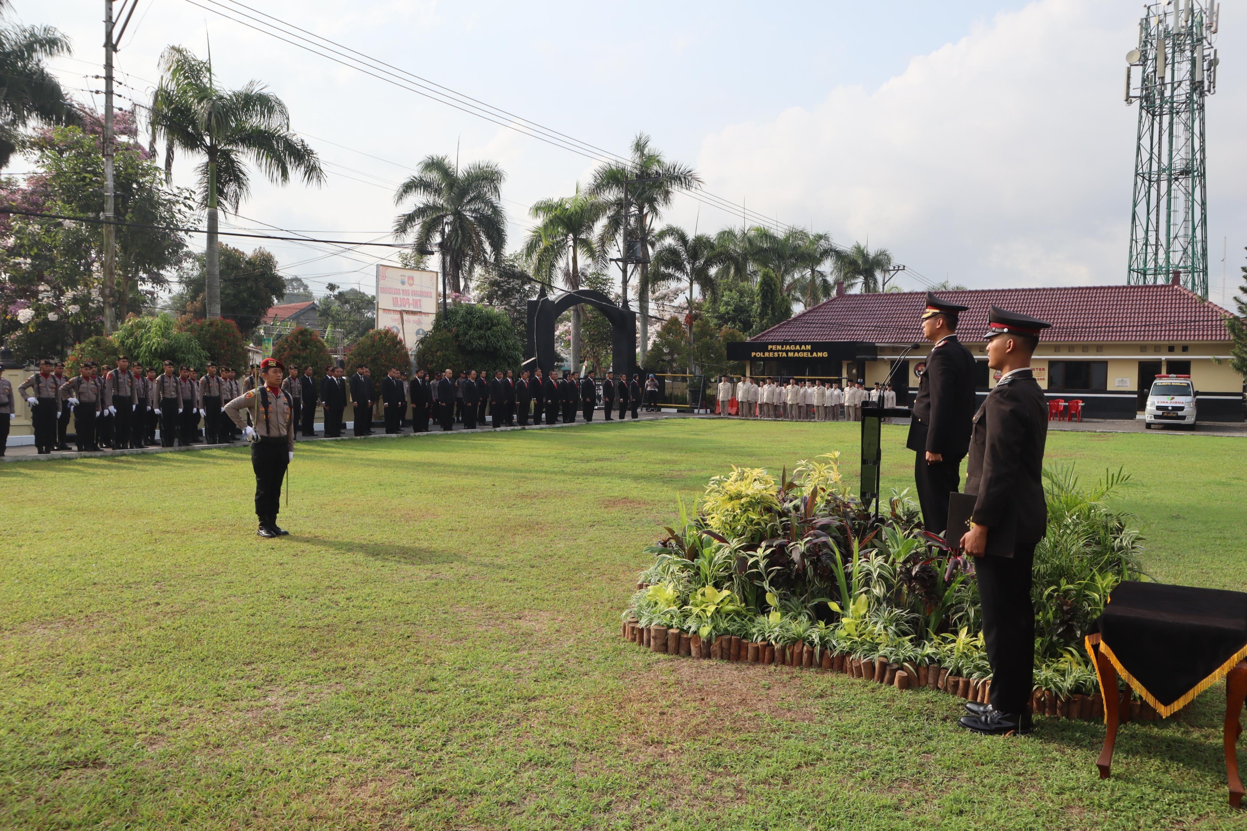 Hari Kesaktian Pancasila, Polresta Magelang Gelar Upacara