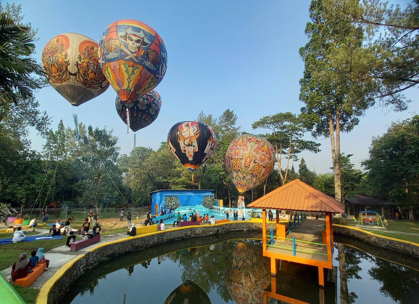 Festival Balon Udara Hibur Pengunjung Taman Kyai Langgeng Kota Magelang