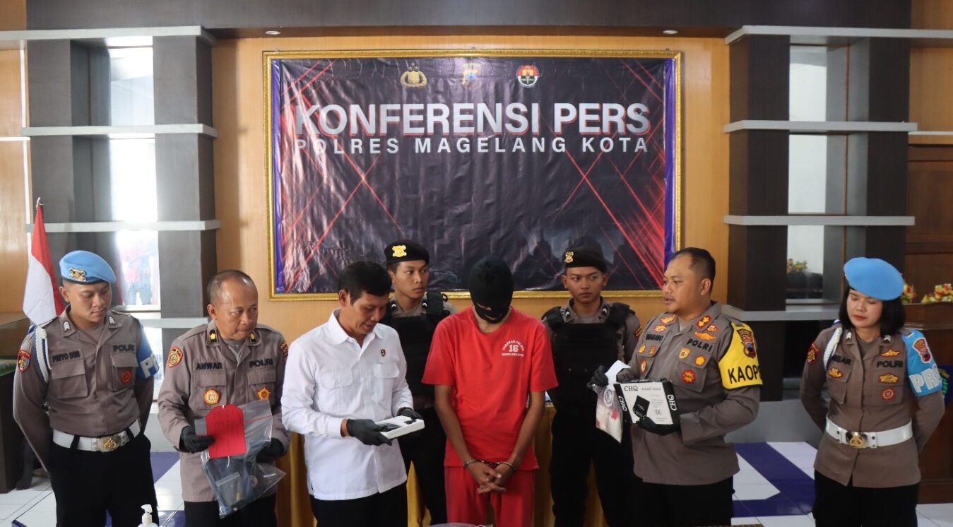Polres Magelang Kota Amankan Kurir Narkoba, Sita 200 Gram Sabu