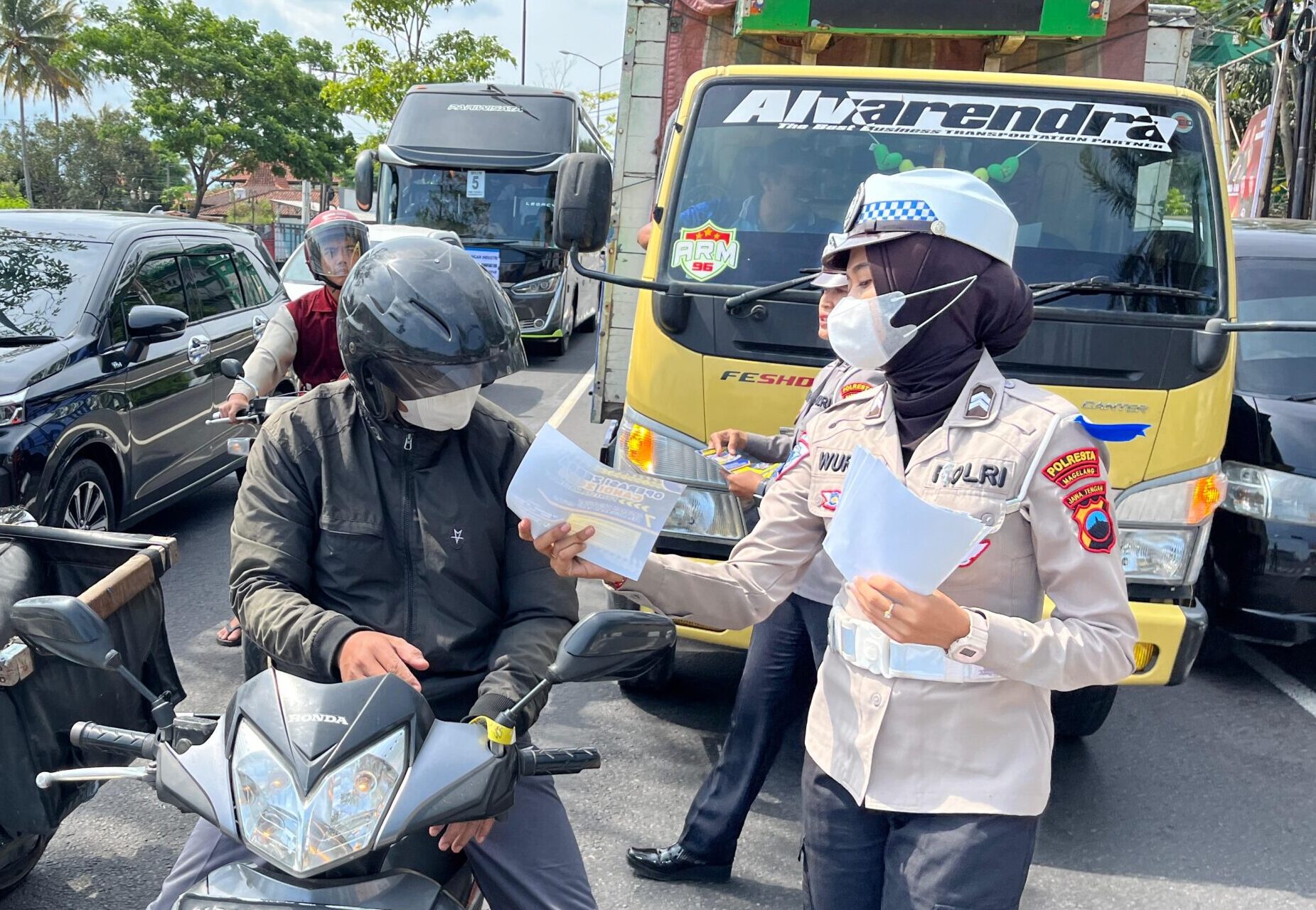 Hari Ke-5 Operasi Zebra Candi 2024, Polresta Magelang Lakukan 663 Teguran