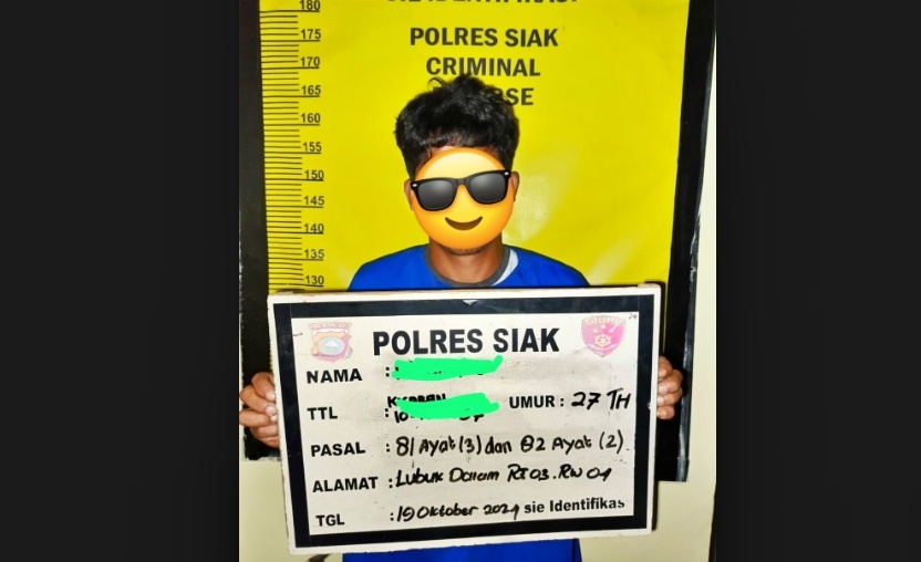 salah satu pelaku pencabulan kepada adik kandungnya