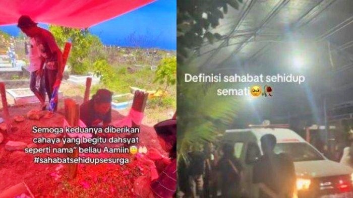 tangkapan layar video dua atau 2 sahabat meninggal dunia di hari yang sama