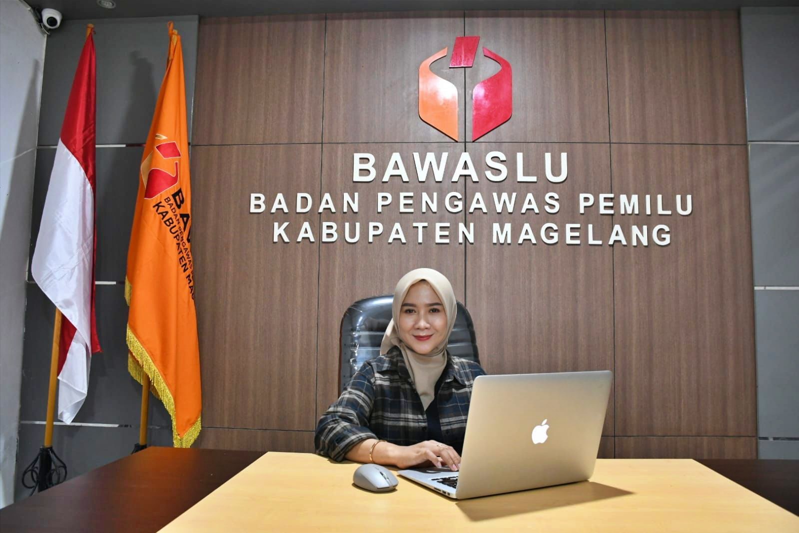 Anggota Bawaslu Kabupaten Magelang Kordiv Pencegahan Parmas dan Humas, Sumarni Aini Chabibah