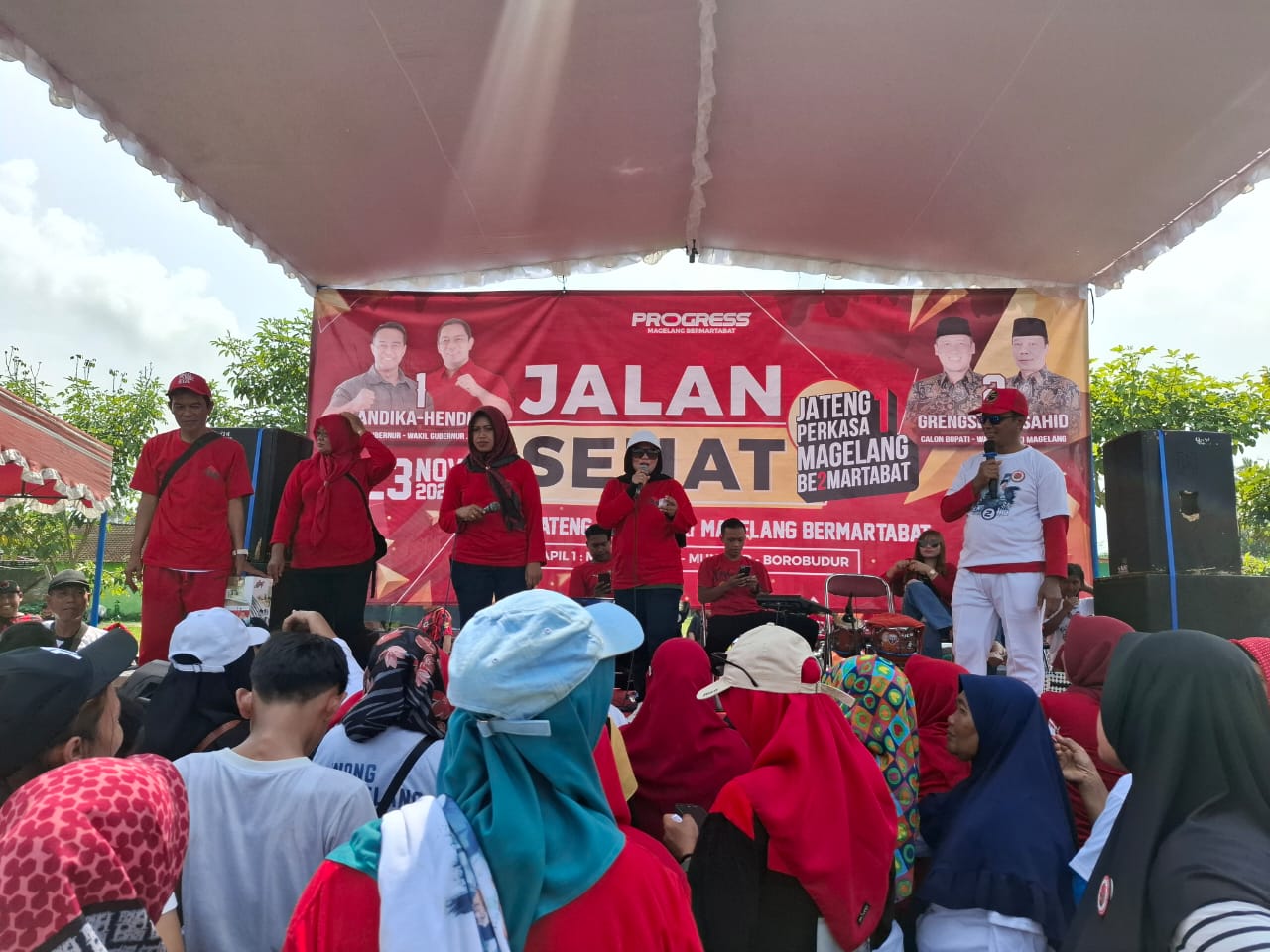 DPC PDI Perjuangan Magelang Gelar Jalan Sehat Perkasa, Serukan Puasa 3 Hari Jelang Pencoblosan Pilkada 2024