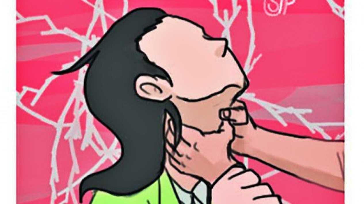 Ilustrasi Dicekik mencekik