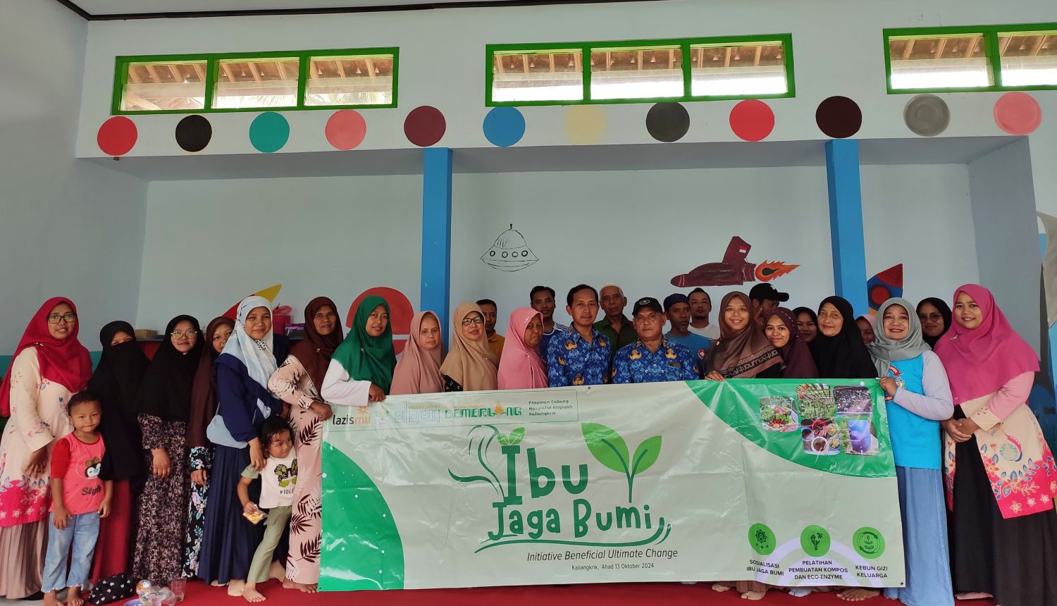 Program Ibu Jaga Bumi dari PWNA Jateng dilaksanakan PDNA Kabupaten Magelang di Kaliangkrik