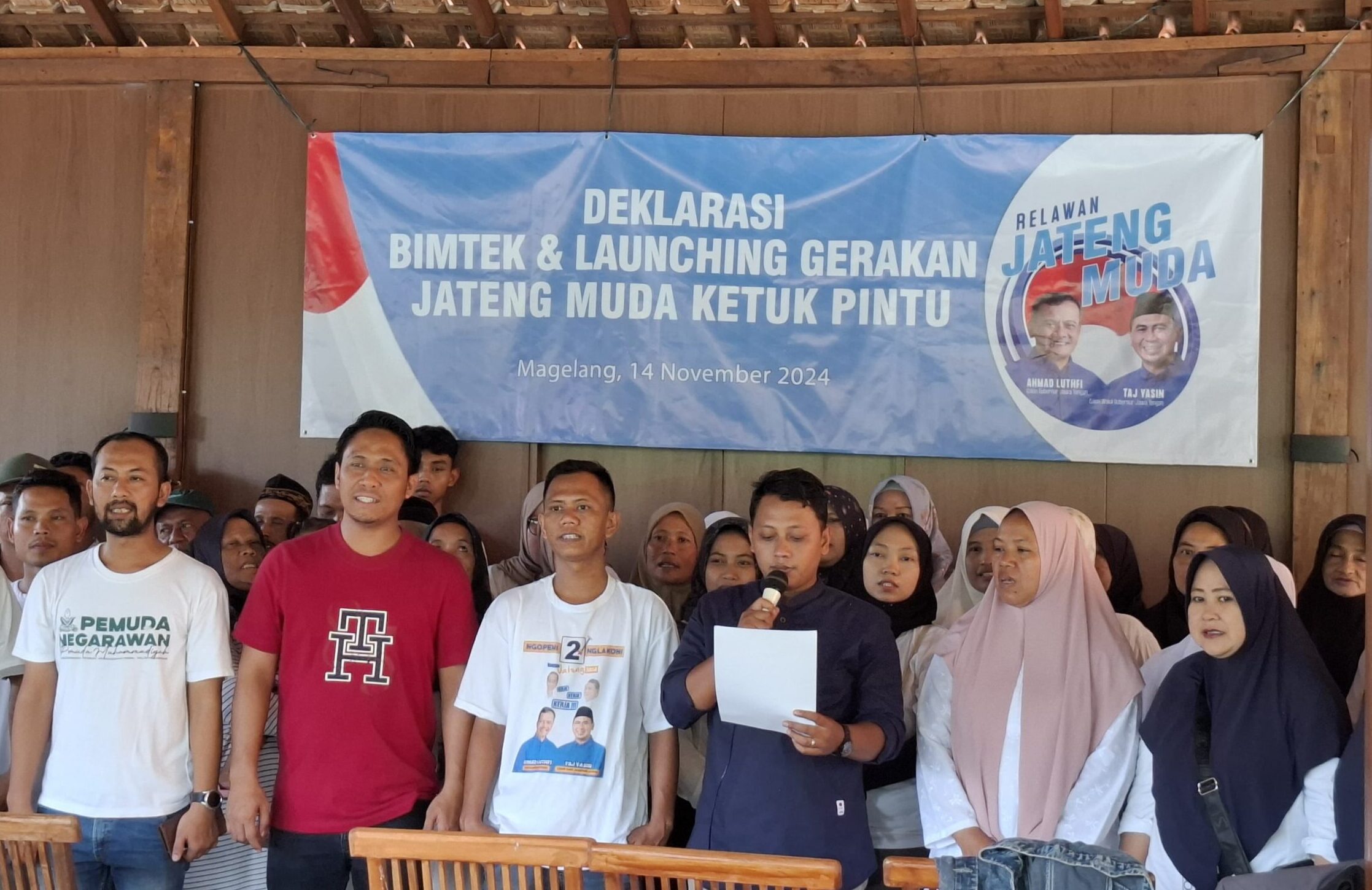 Relawan Jateng Muda Korda Magelang Siap Menangkan Ahmad Luthfi-Taj Yasin di Pilgub Jateng