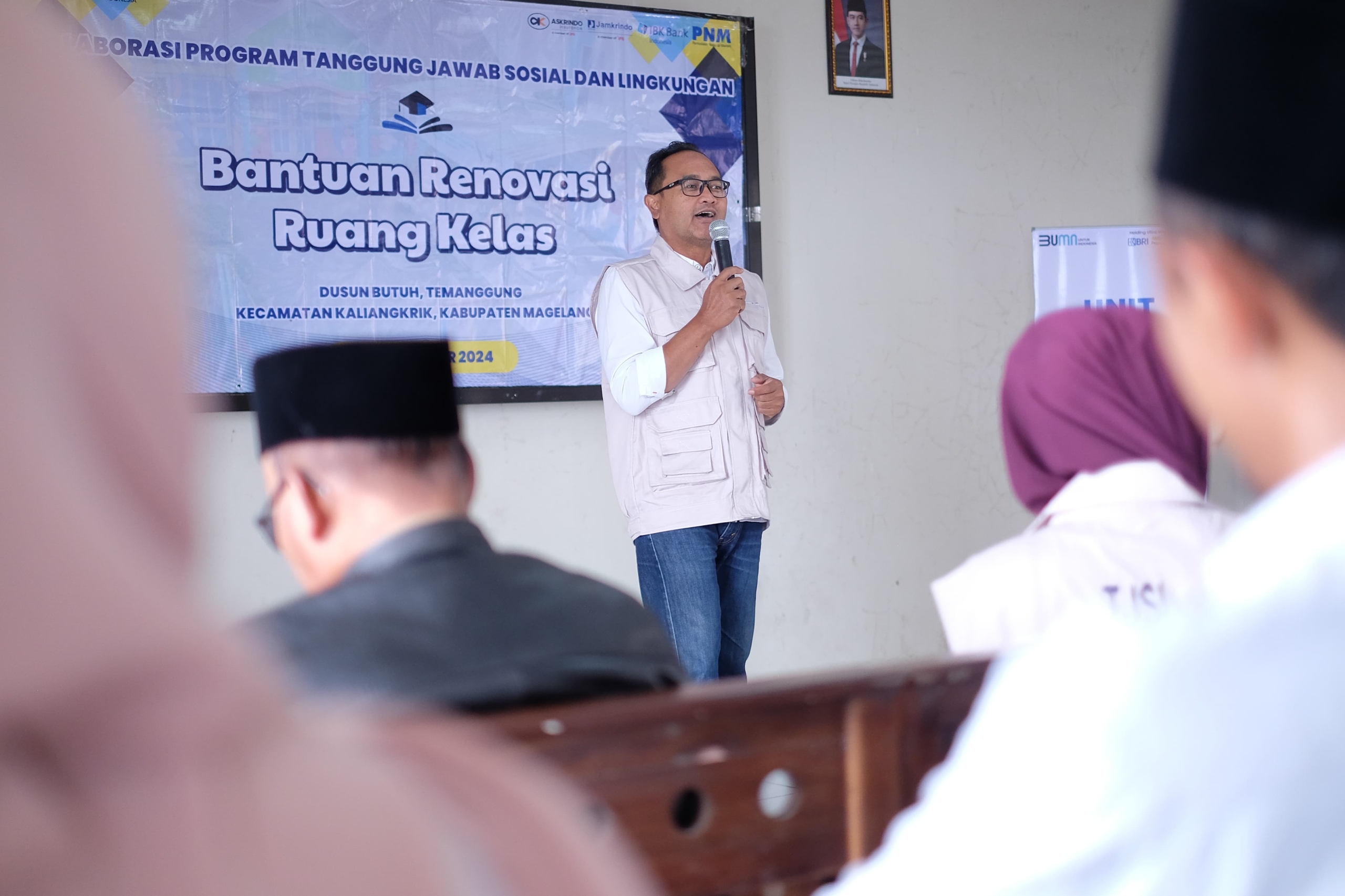 Dukung Sarana Belajar yang Nyaman Bagi Anak-Anak, PNM, Jamkrindo, Askrindo dan Bank IBK Renovasi TK di Magelang