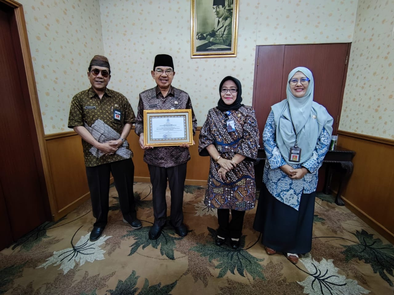 Kota Magelang terima Sertifikat Akreditasi LPPK kategori B dari BKN