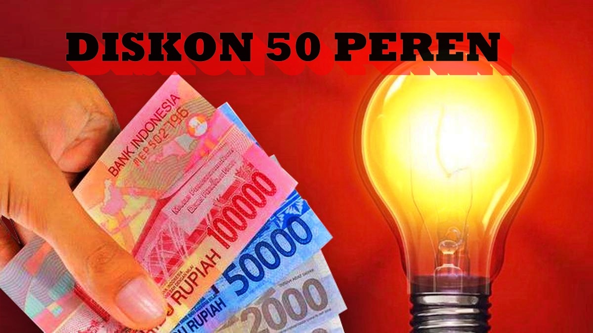 Ilustrasi Diskon Litrik 50 persen