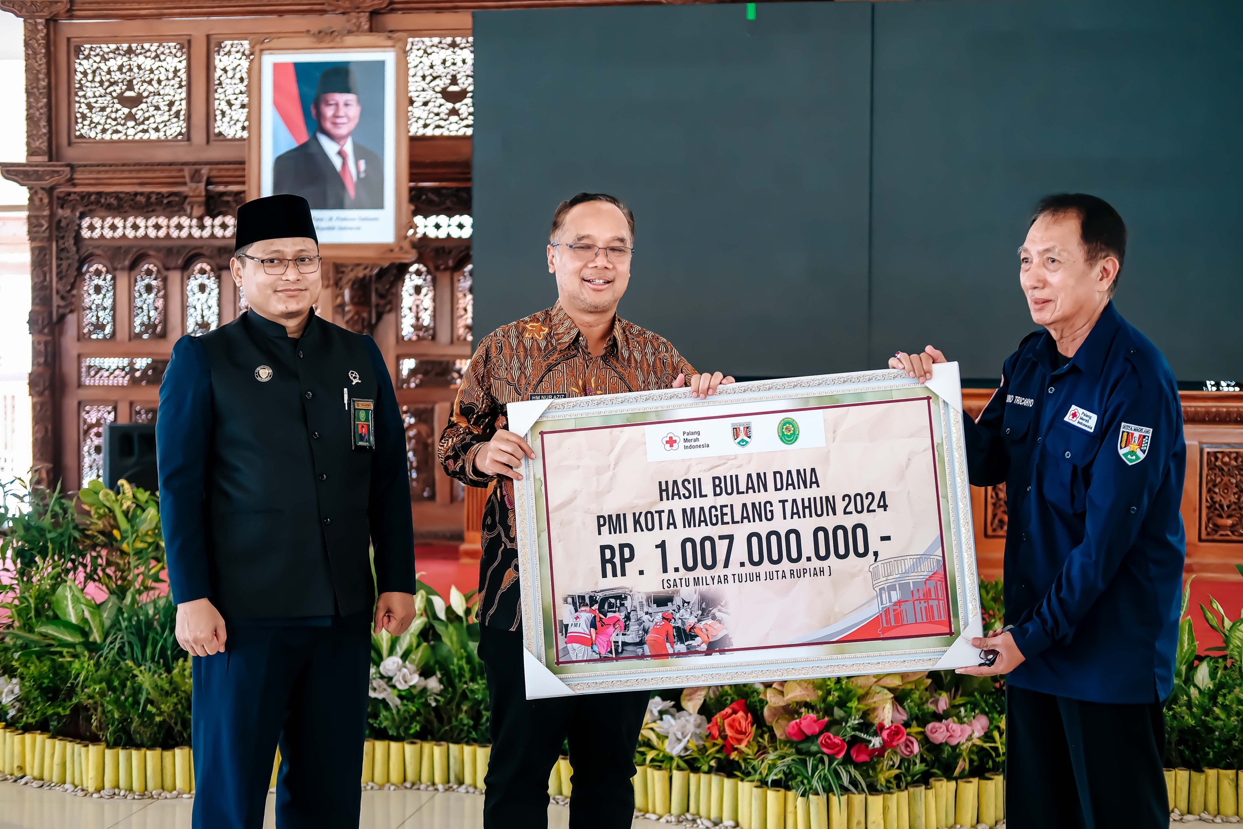 Bulan Dana PMI Kota Magelang 2024 Lampaui Target, Capai Rp1,07 Miliar