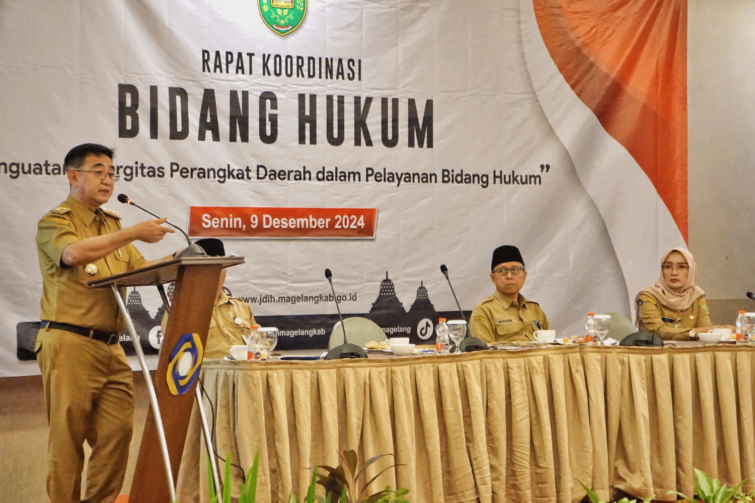 Rapat Koordinasi Pemkab Magelang soal Bidang Hukum