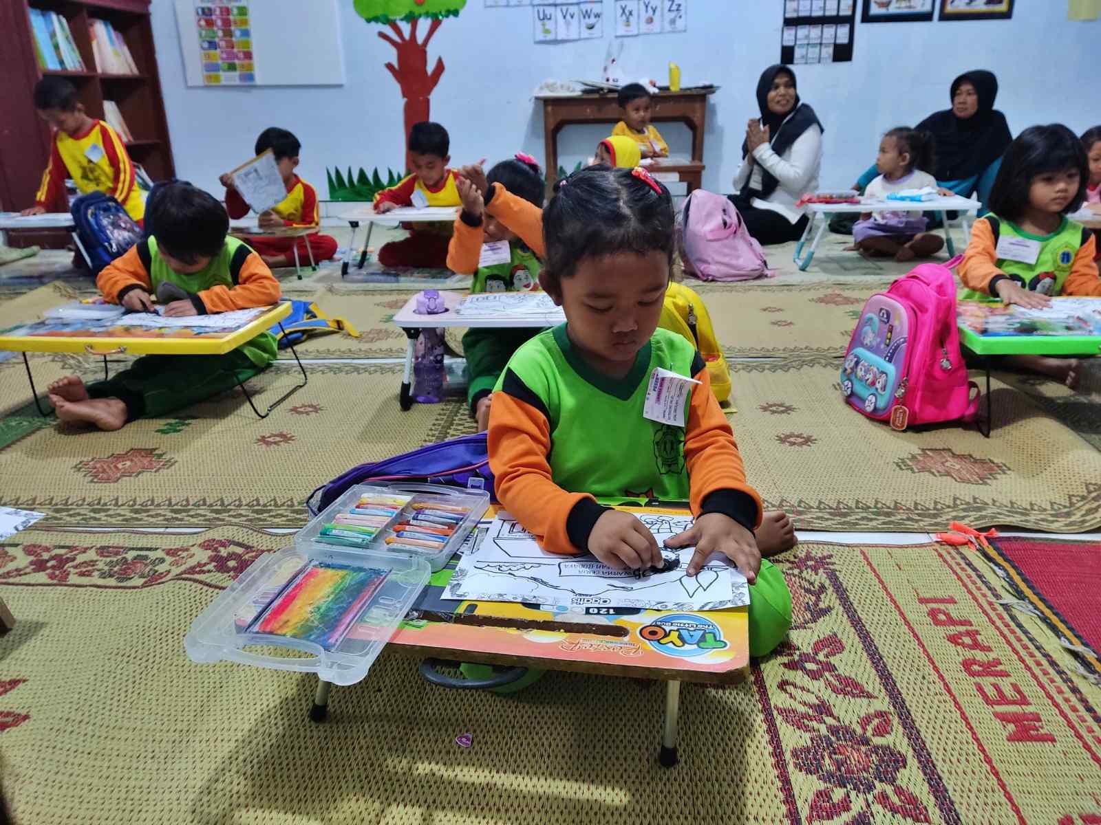 Ratusan Siswa PAUD-TK Antusias Ikuti Lomba Mewarnai Kearifan Budaya