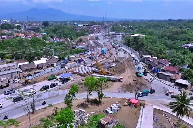 Semi underpass dan flyover Canguk Kota Magelang