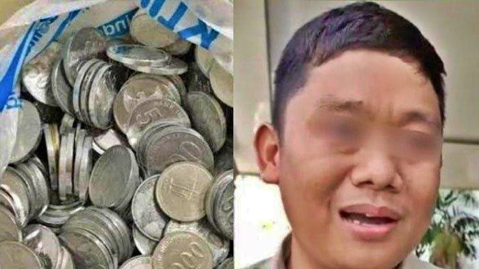 Seorang pria mengungkapkan kejadian ditolak pegawai Bank Indonesia saat hendak menukarkan uang logam