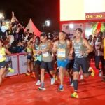 Ribuan pelari mengikuti Bank Jateng Borobudur Marathon 2024 di Taman Lumbini, Komplek Taman Wisata Candi Borobudur, Magelang pada Minggu (1/12/2024). (foto: mta)