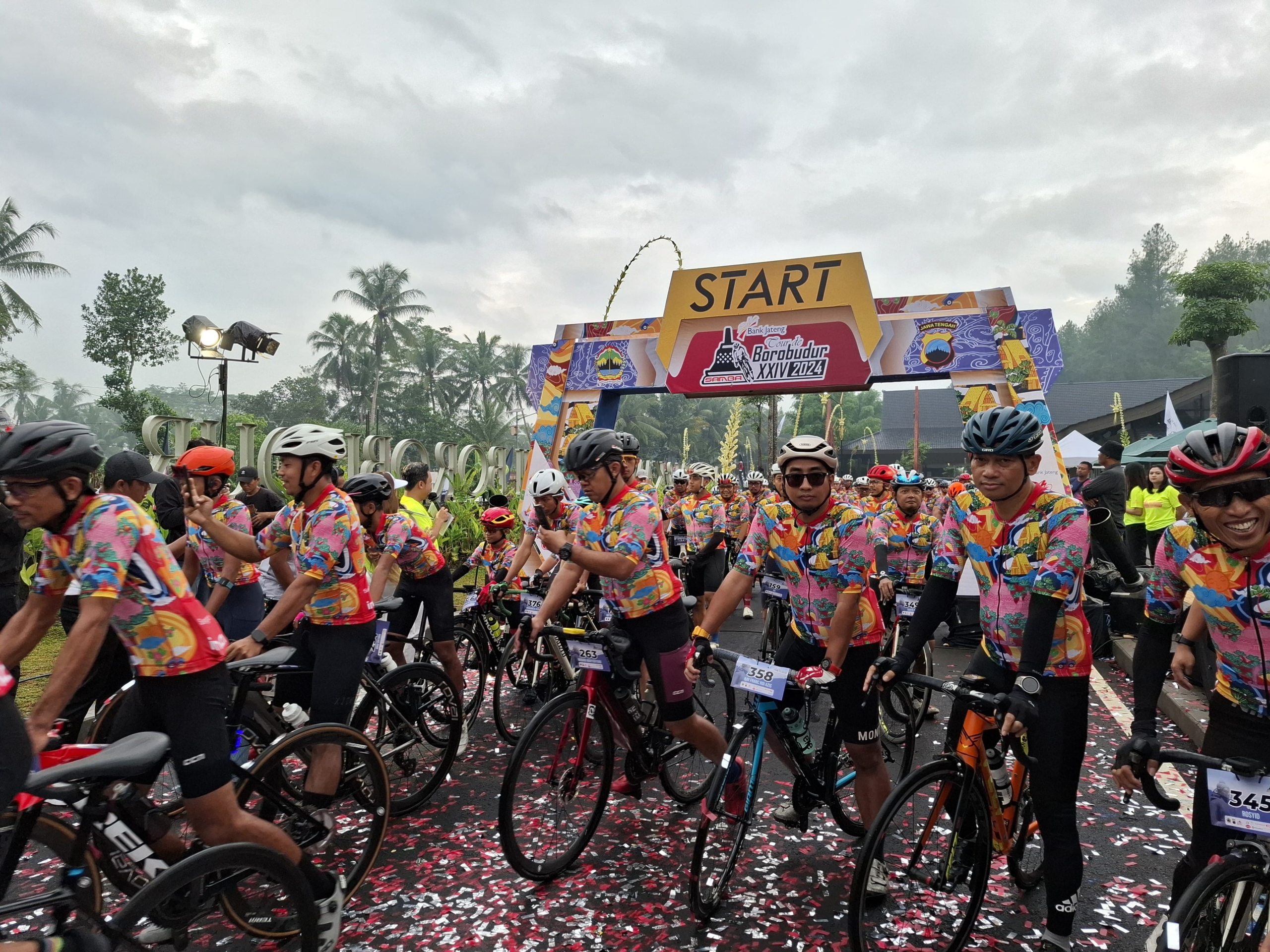 Ratusan Pesepeda Ikuti Tour de Borobudur XXIV, Lintasi Rute Dua Provinsi Jateng dan DIY
